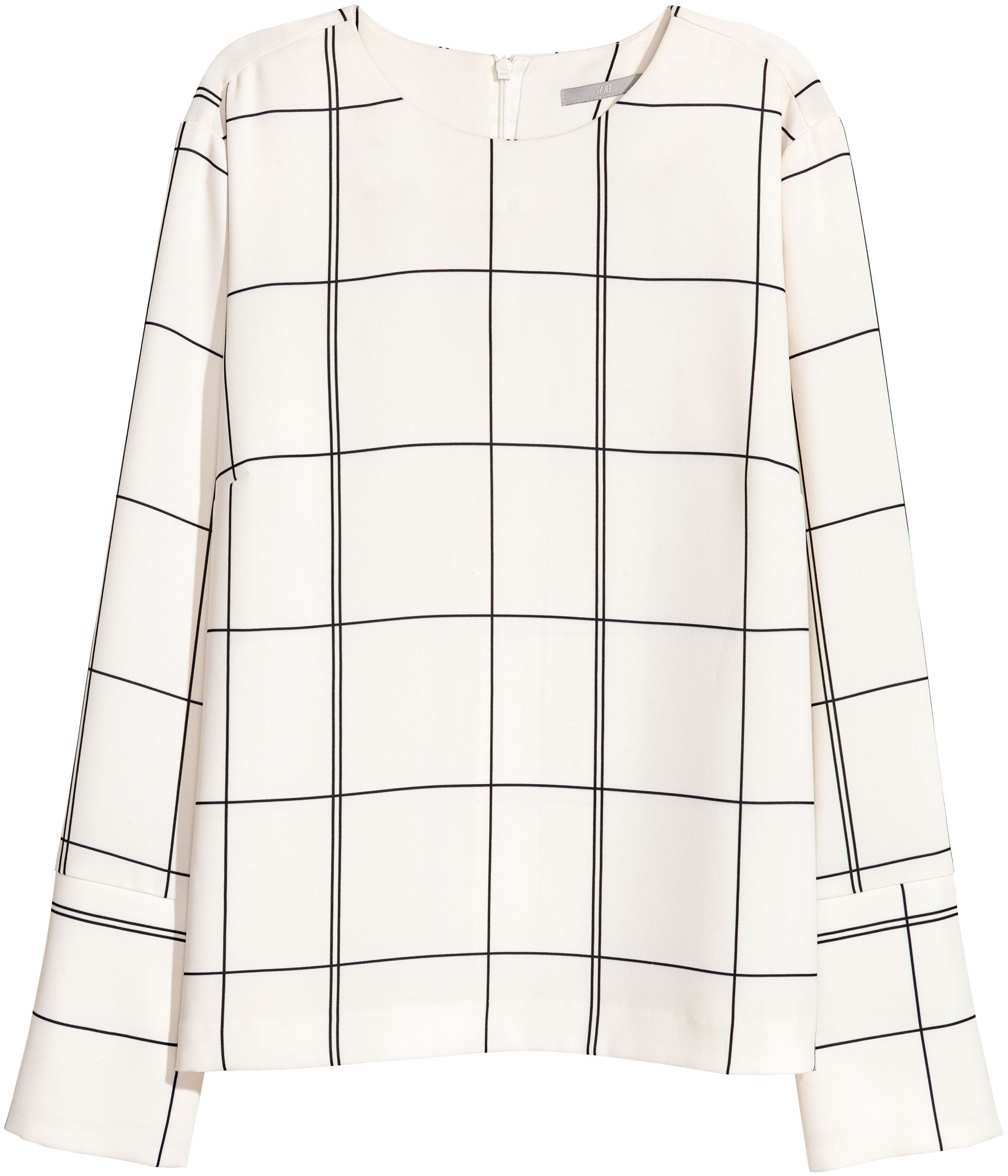 

Блузка H&M 5466666 32 Белая с черным