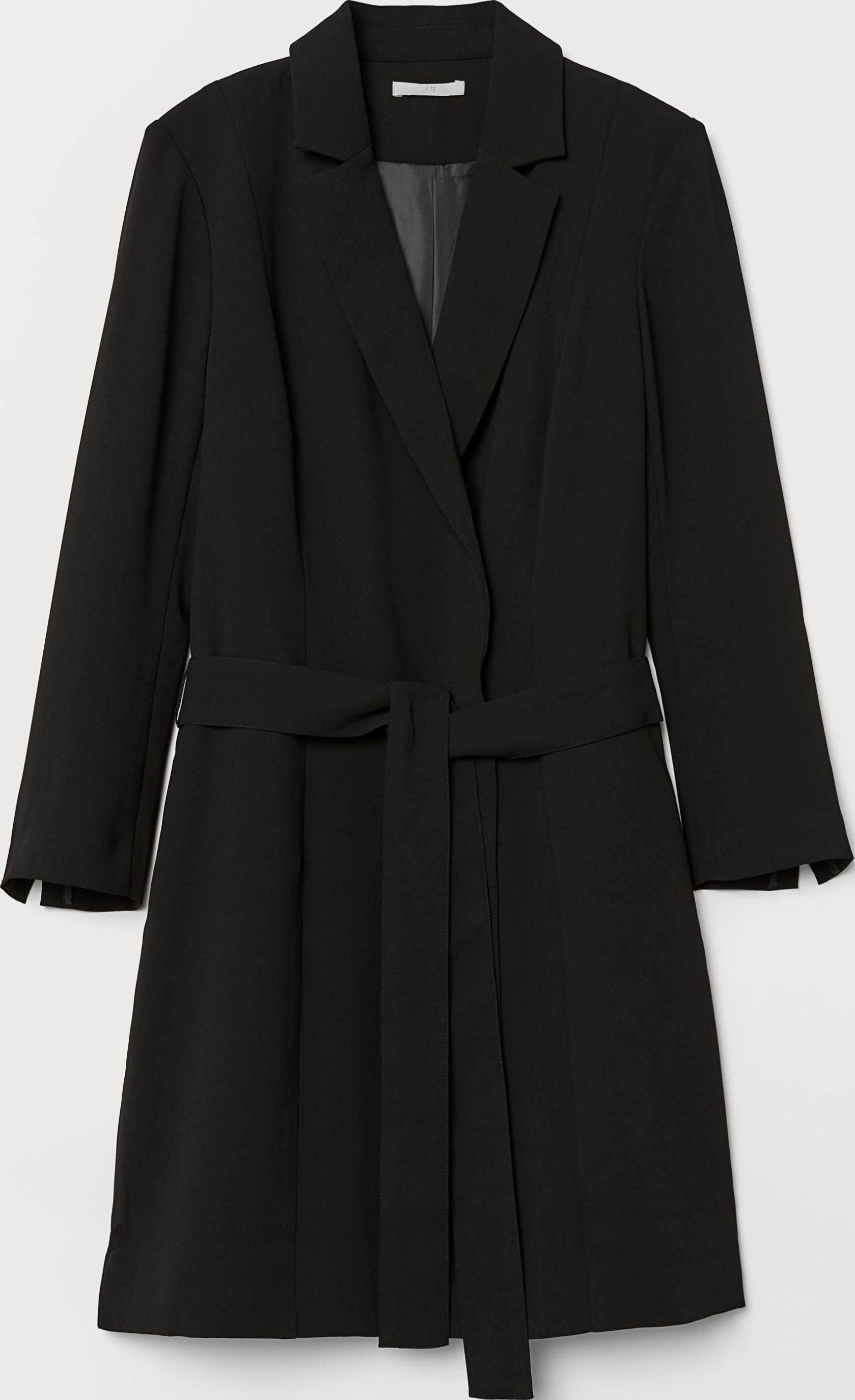 

Пальто H&M 6635640 38 Черное