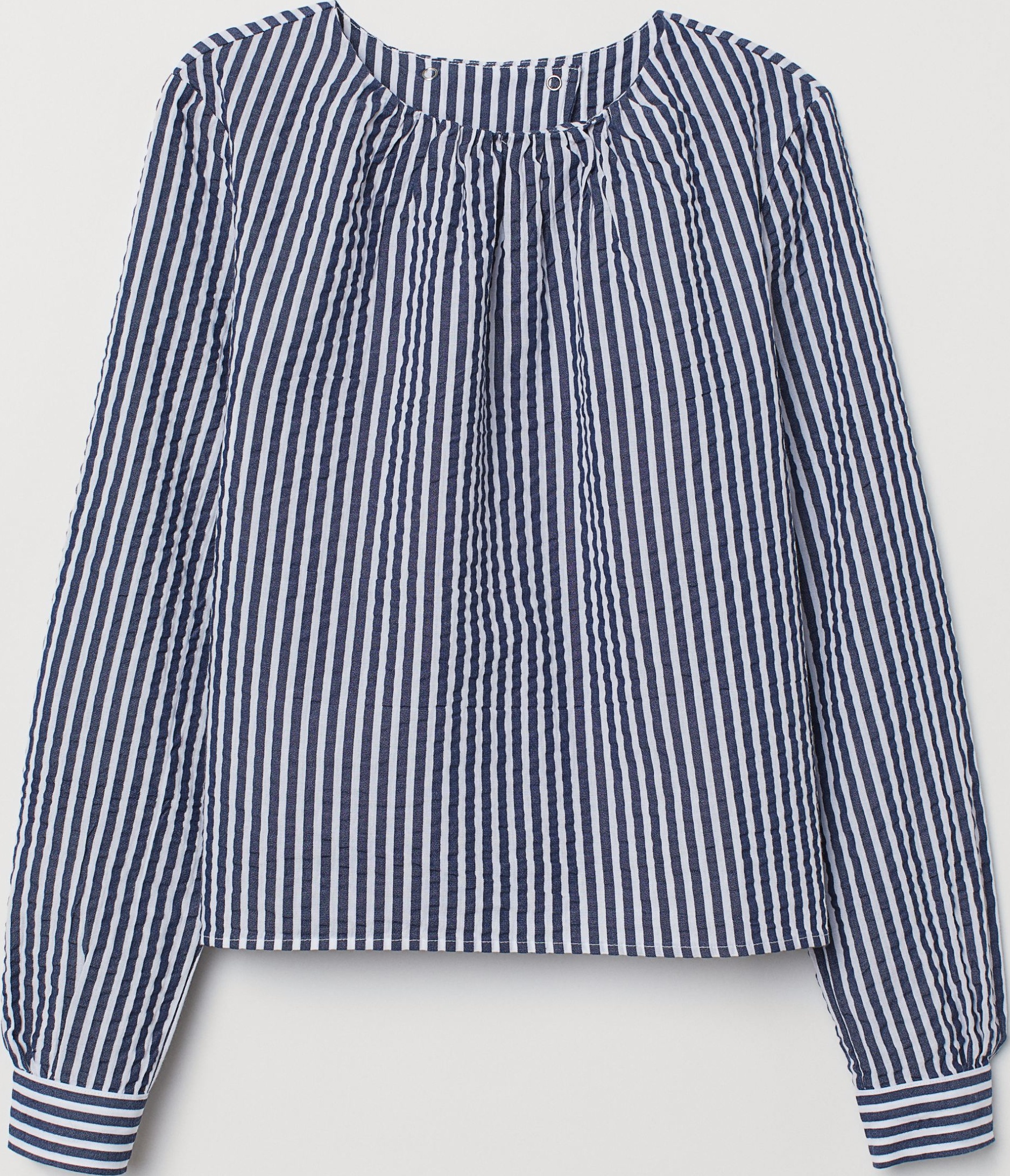 

Блузка H&M 7418629 34 Темно-синяя