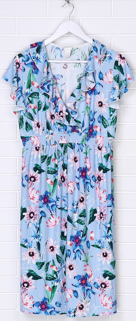

Платье для беременных H&M Mama nasn01-2908 L Голубое