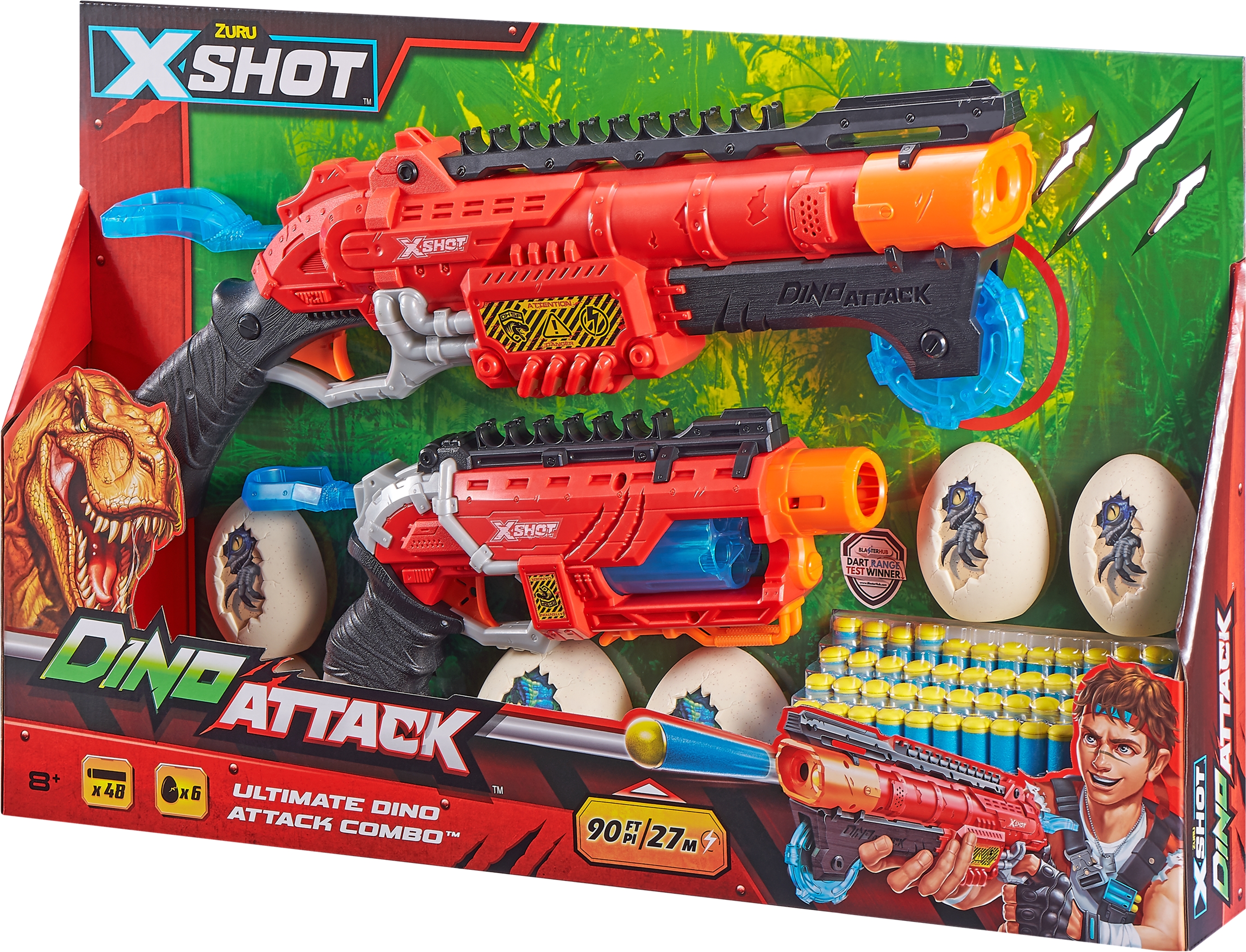 

Набор скорострельных бластеров Zuru X-Shot Dino Combo Pack (193052021090)