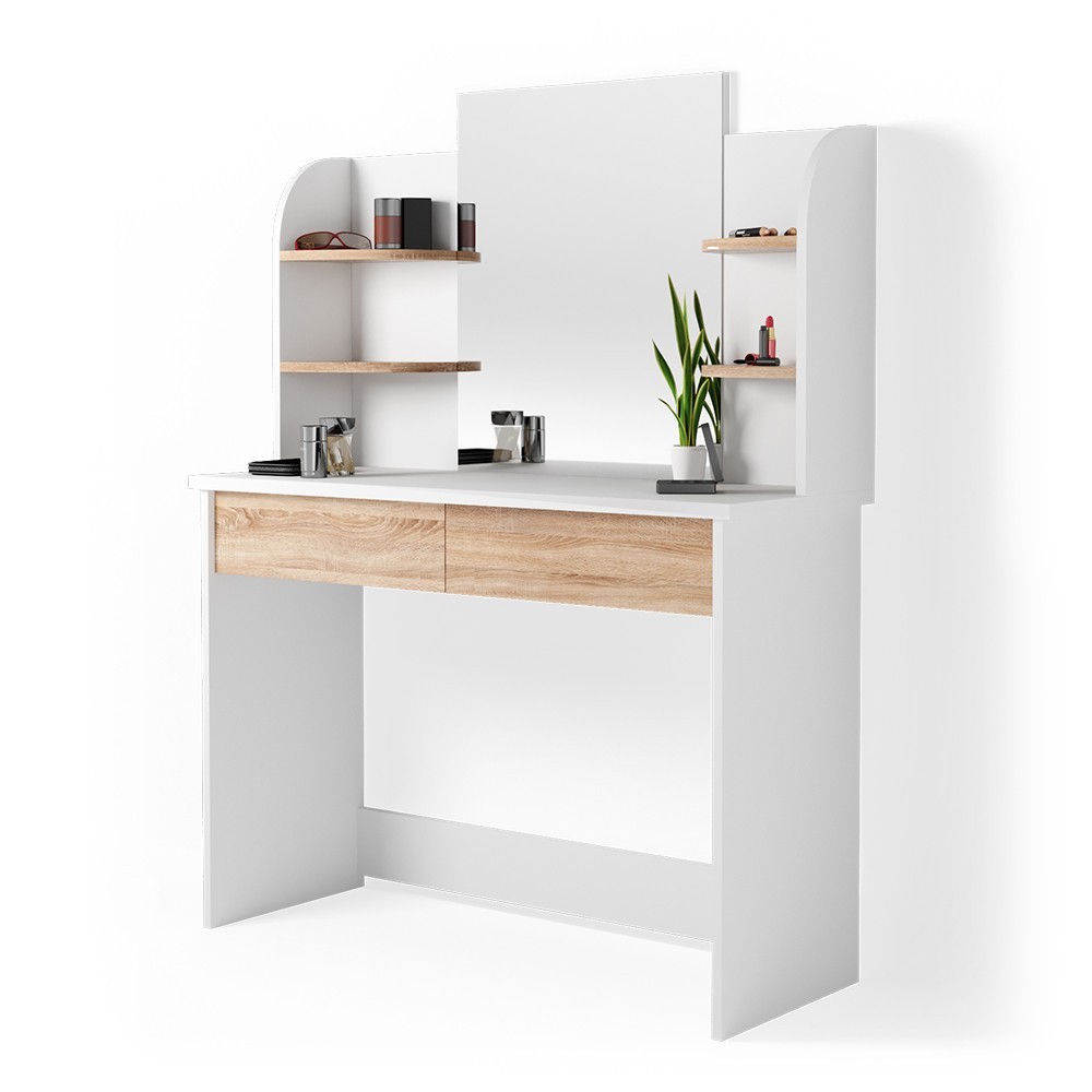 

Туалетный столик Vicco Charlotte 108x142, белый сонома