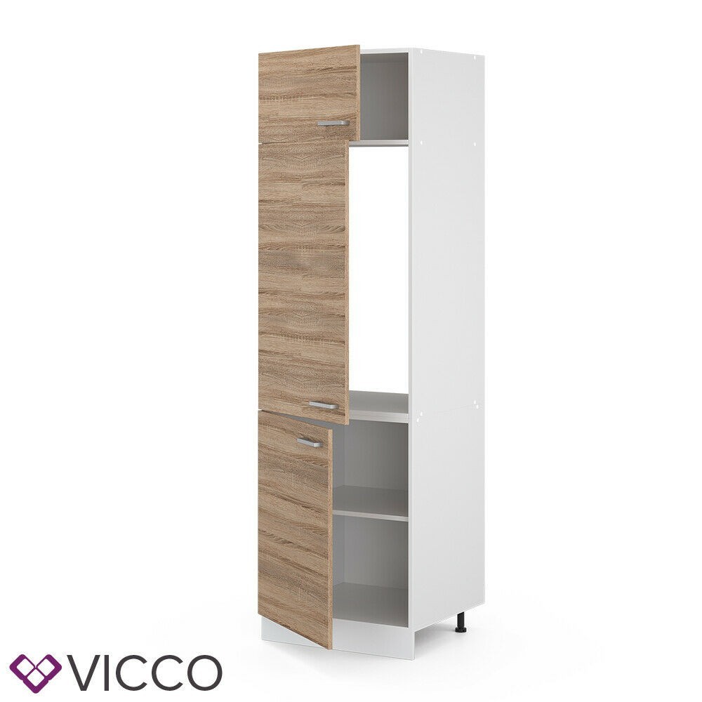 

Высокий кухонный шкаф Vicco 60х206,8, сонома