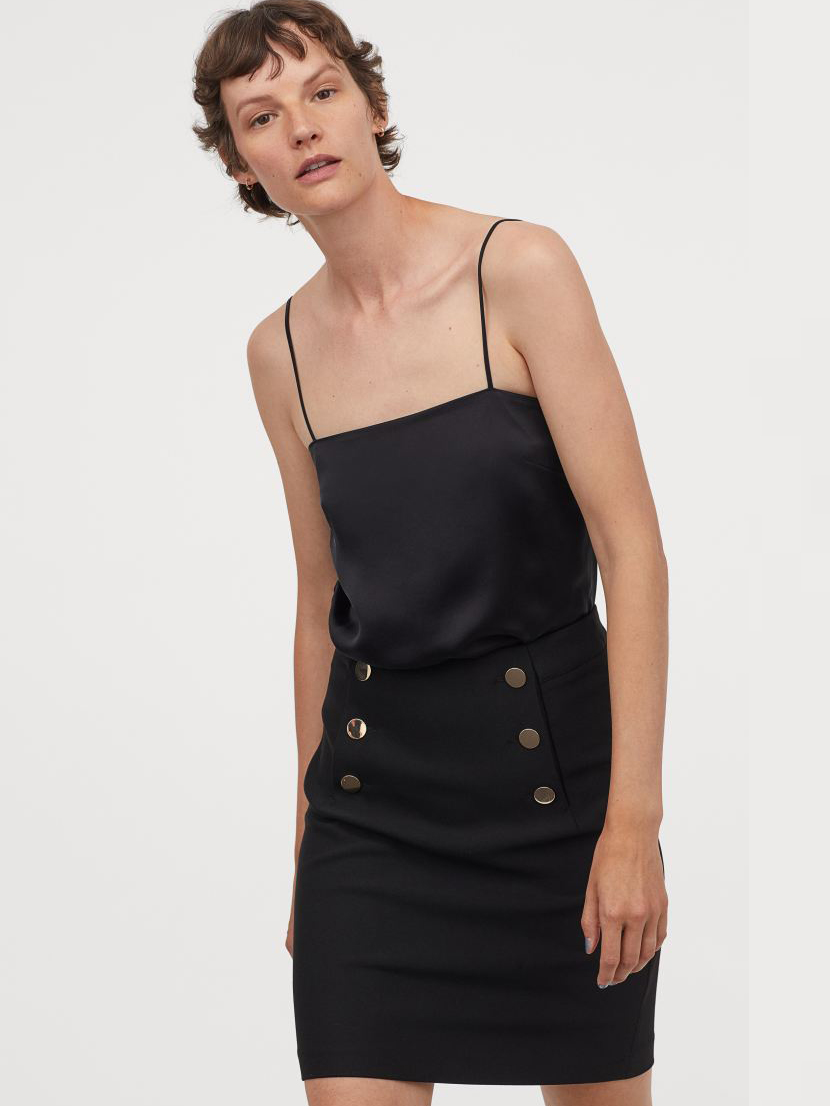 

Юбка H&M 0652730-1  Черная, Юбка H&M 0652730-1 36 Черная