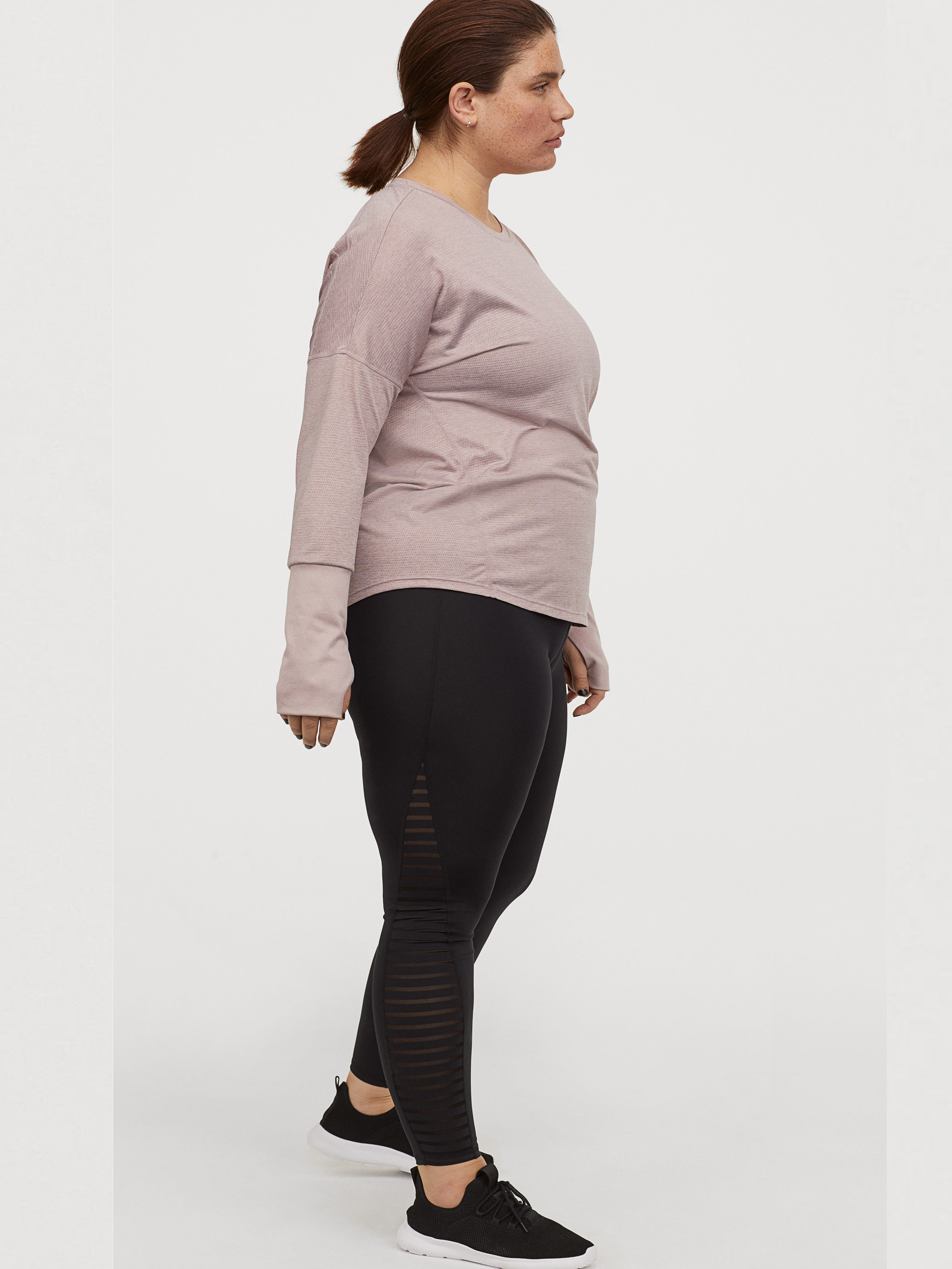 

Спортивные леггинсы H&M Sport 0572957-0  Черные, Спортивные леггинсы H&M Sport 0572957-0 L Черные