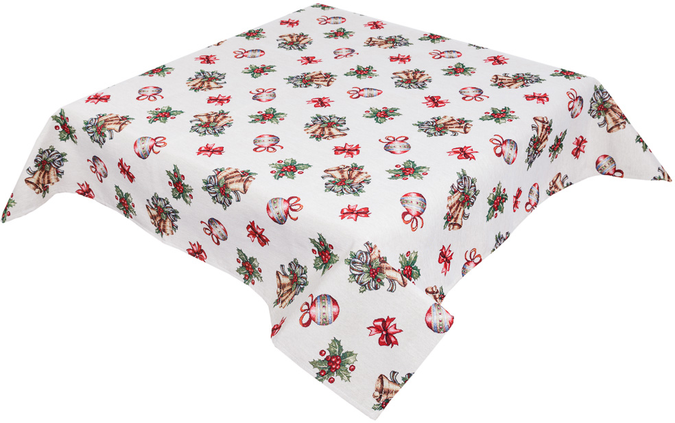 

Скатерть Limaso новогодняя гобеленовая Колокольчики EDEN157-240 137x240 см