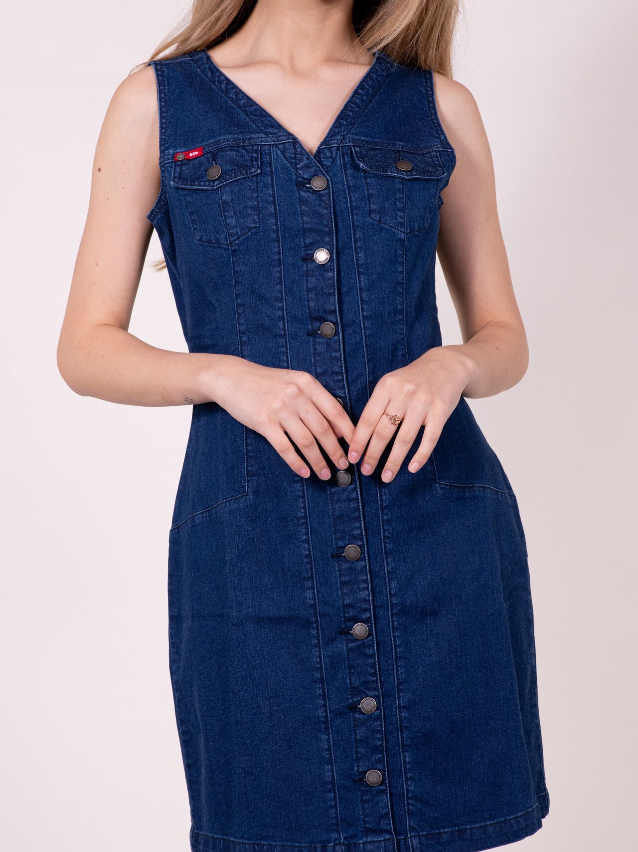 

Платье джинсовое Lee Cooper 60795044-334 XS Dark Blue
