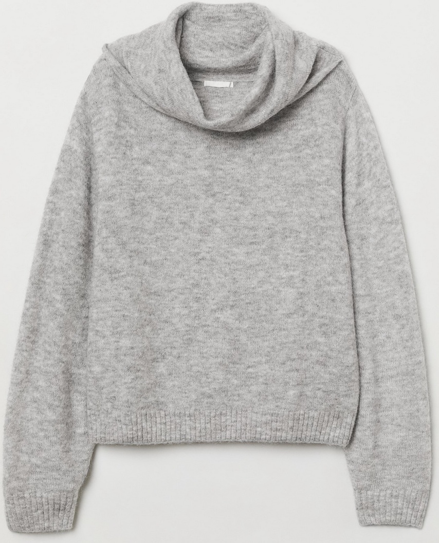

Свитер H&M 0662917-8  Серый, Свитер H&M 0662917-8 S Серый