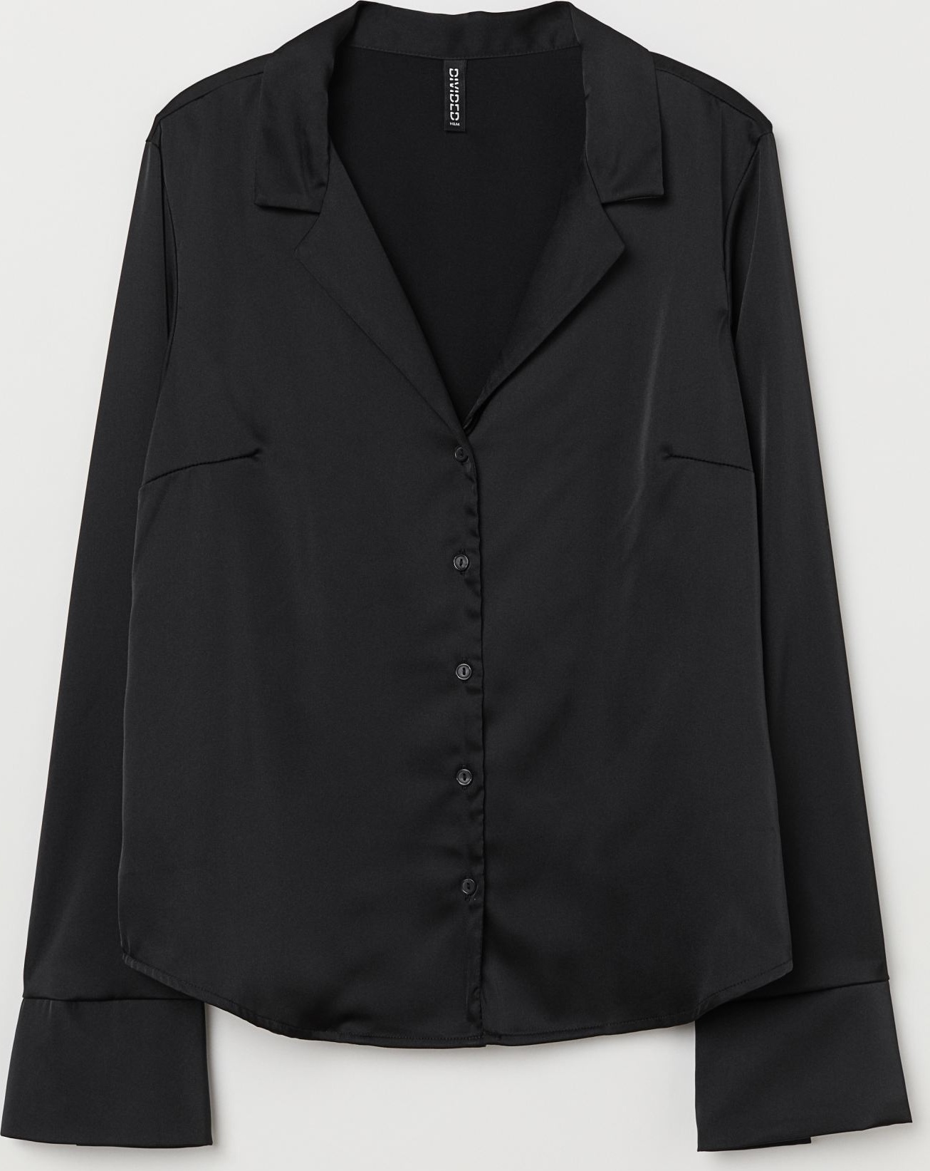 

Блузка H&M Divided 0698796-8  Черная, Блузка H&M Divided 0698796-8 38 Черная