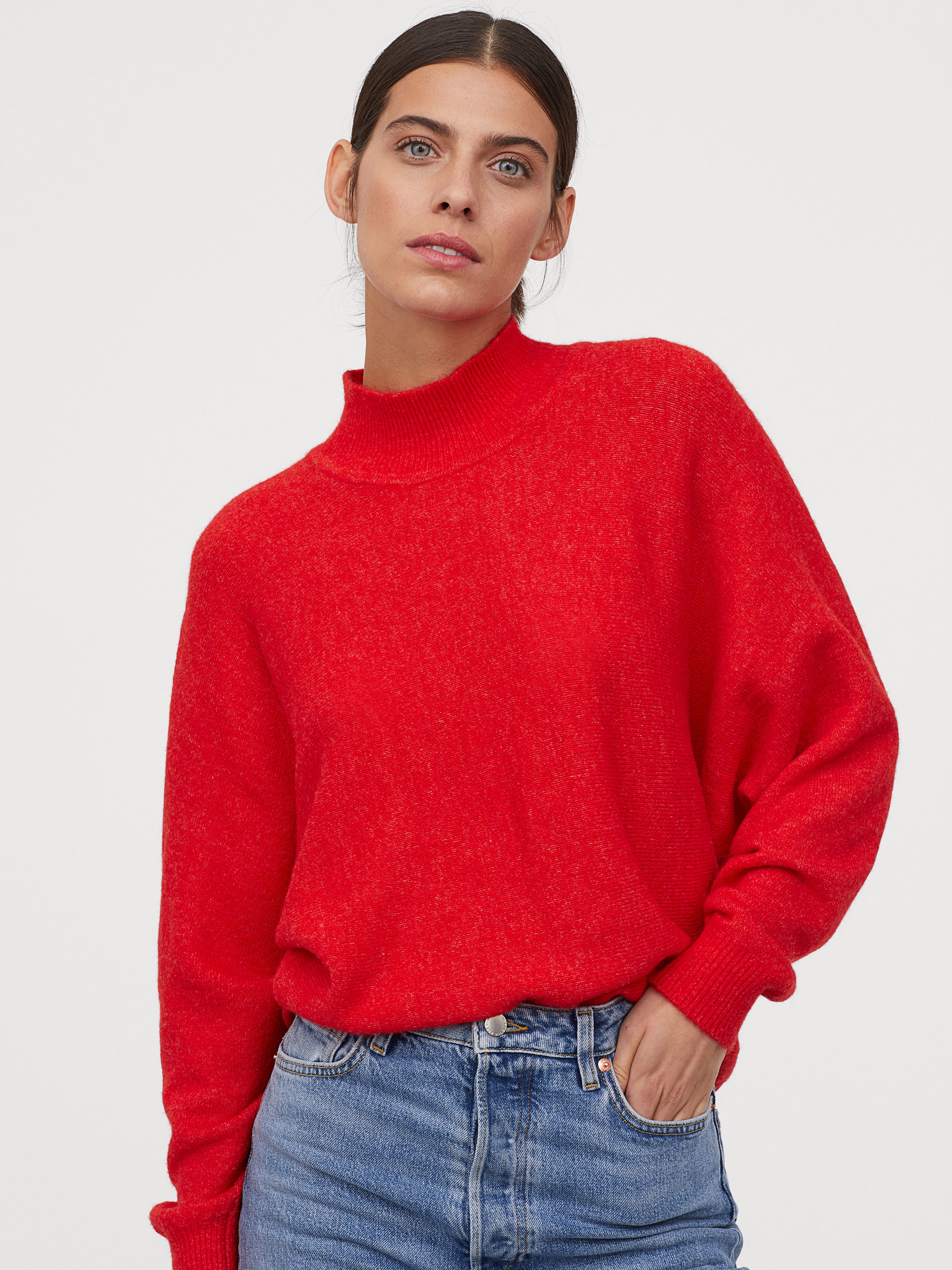 

Свитер H&M 0763280-0 S Красный