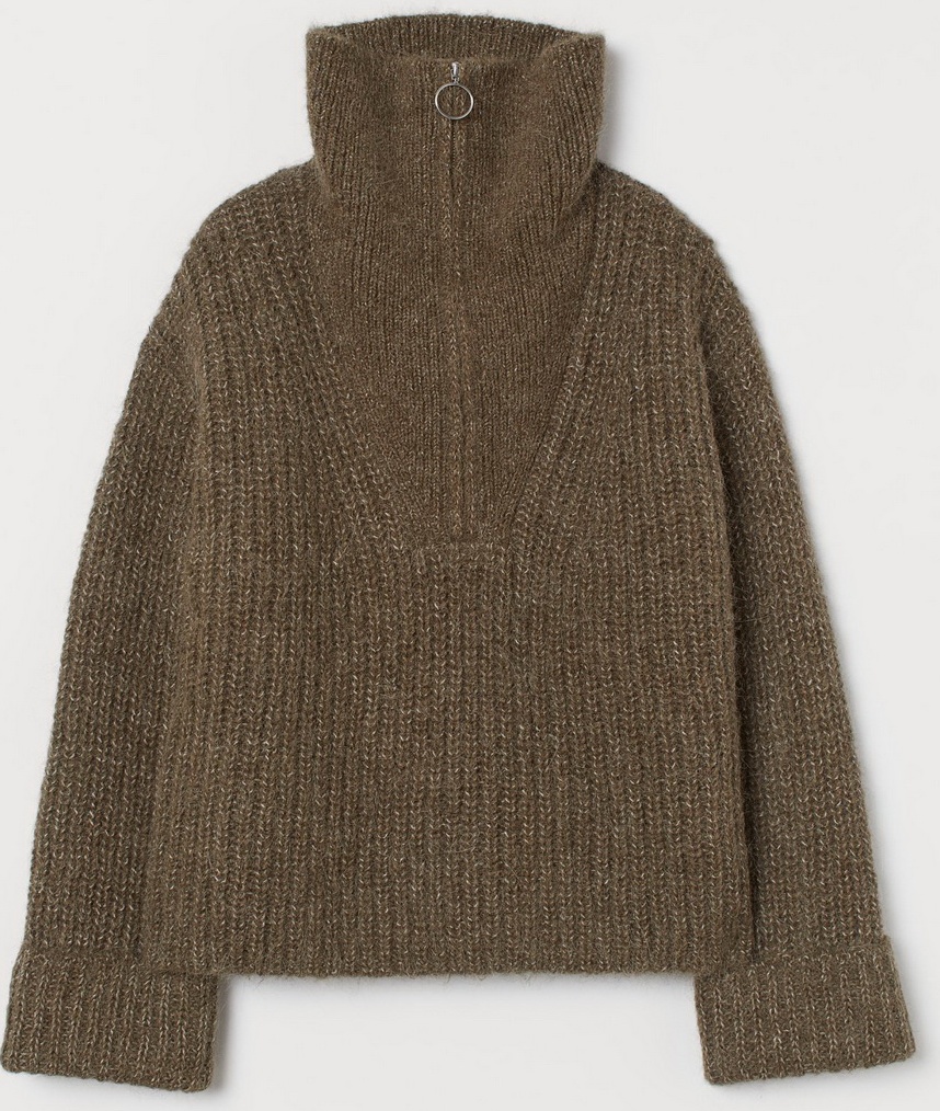 

Свитер H&M 0804190-0 S Хаки