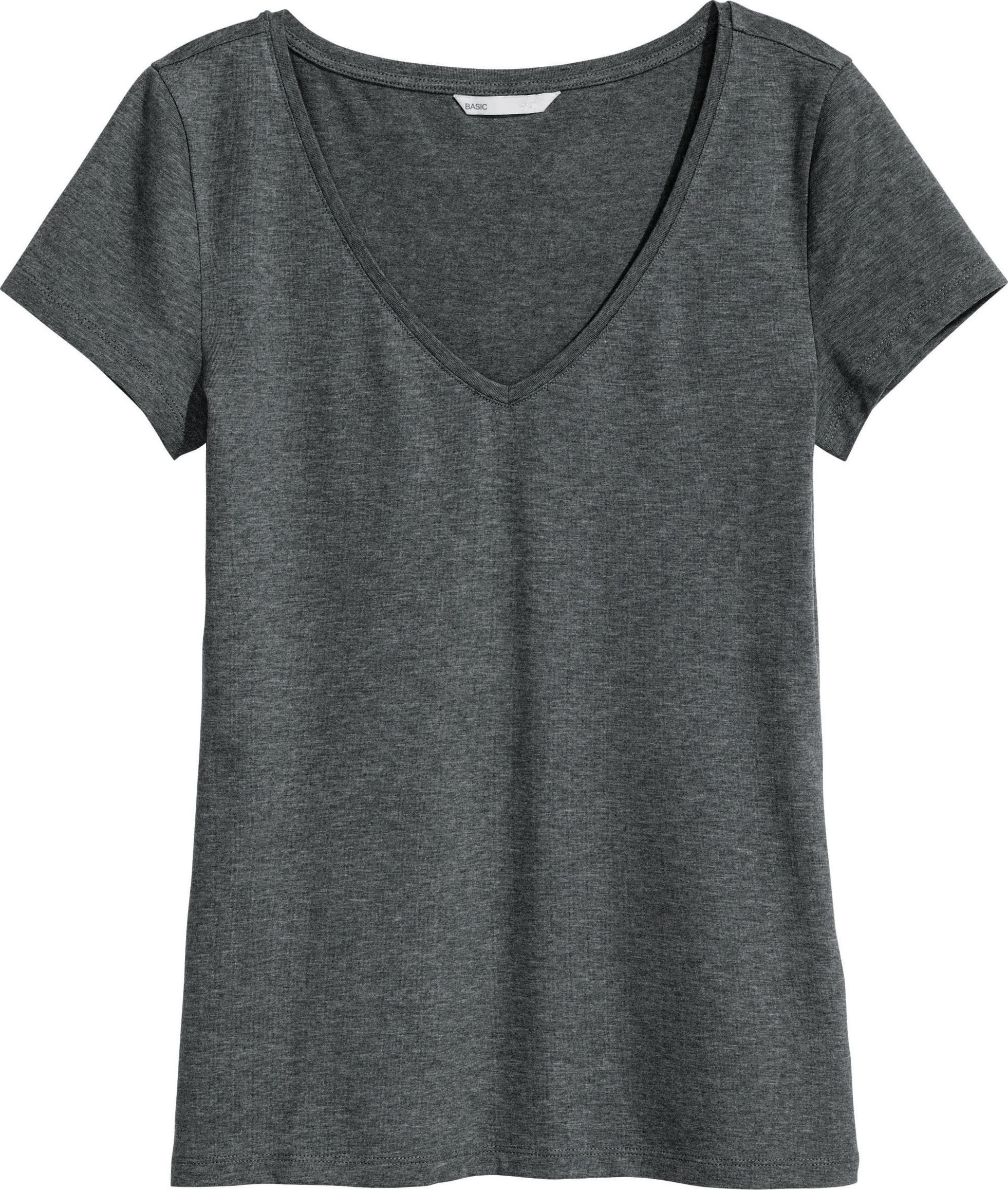 

Футболка H&M 0215248-4 XS Темно-серая