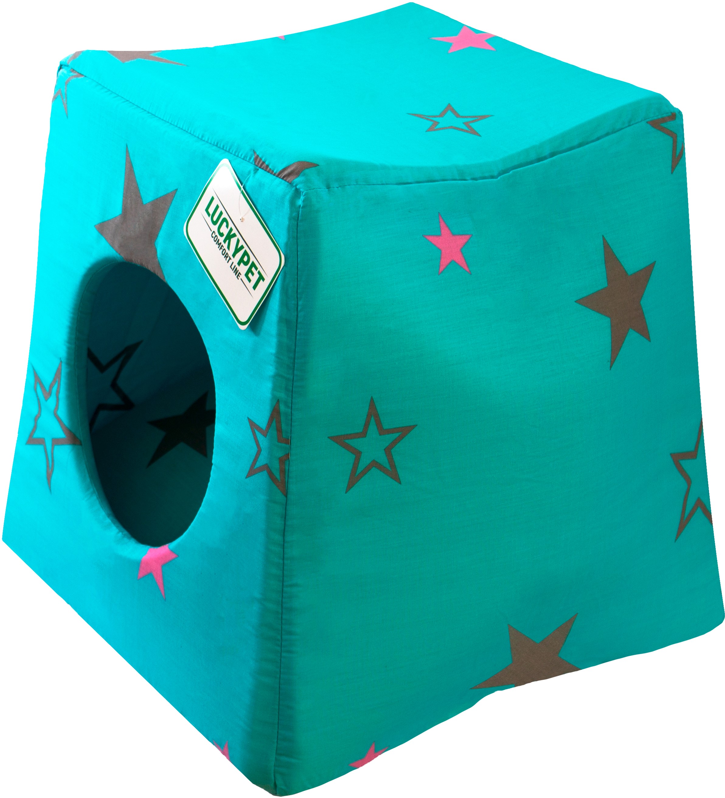 

Куб для собак и кошек Lucky pet №1 Марс 36x36x36 см Бирюзовый