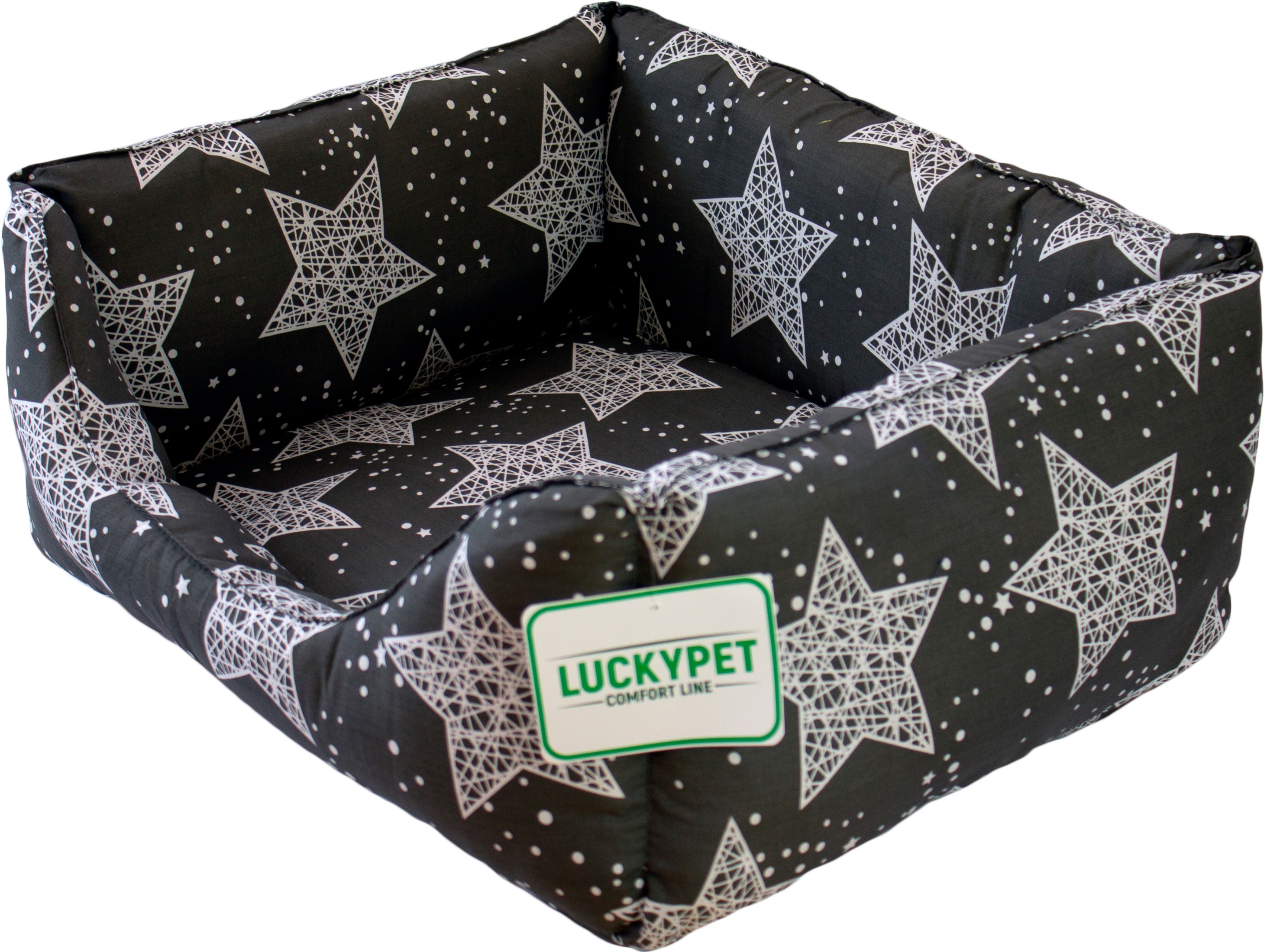 

Лежак для собак и кошек Lucky pet Рей №3 50x65x23 см Серый