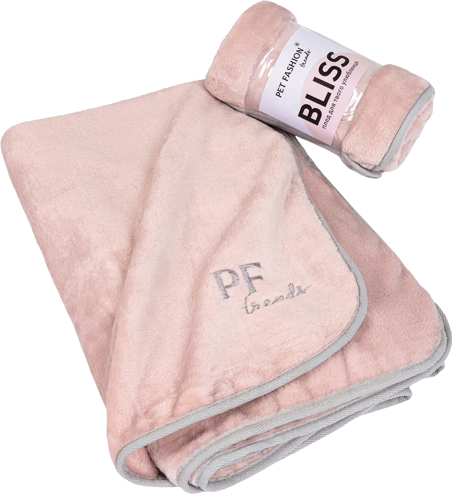 

Плед для собак и кошек Pet Fashion Bliss 2 77х100 см Пудровый