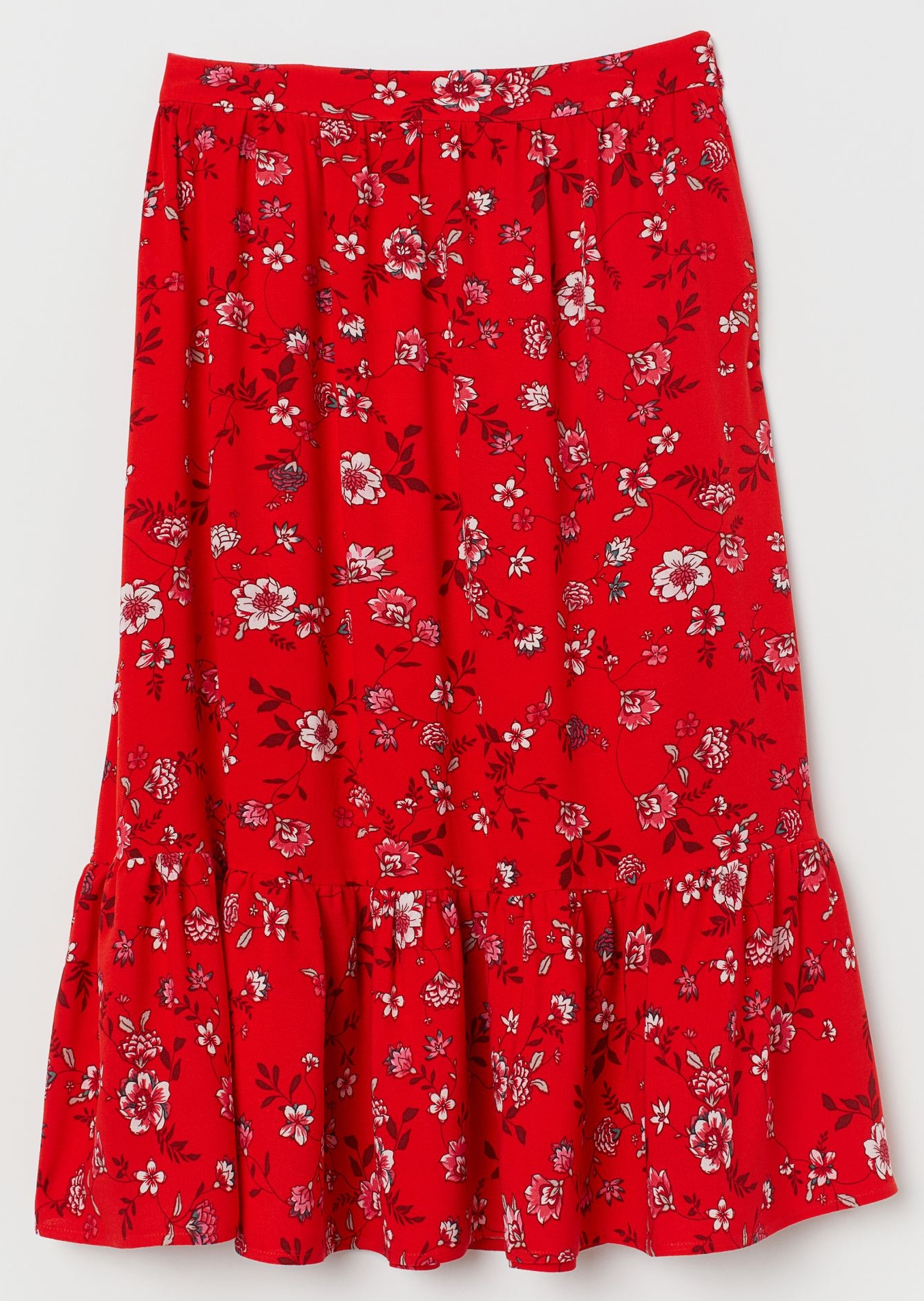 

Юбка H&M 2811-7748210 34 Красные цветы