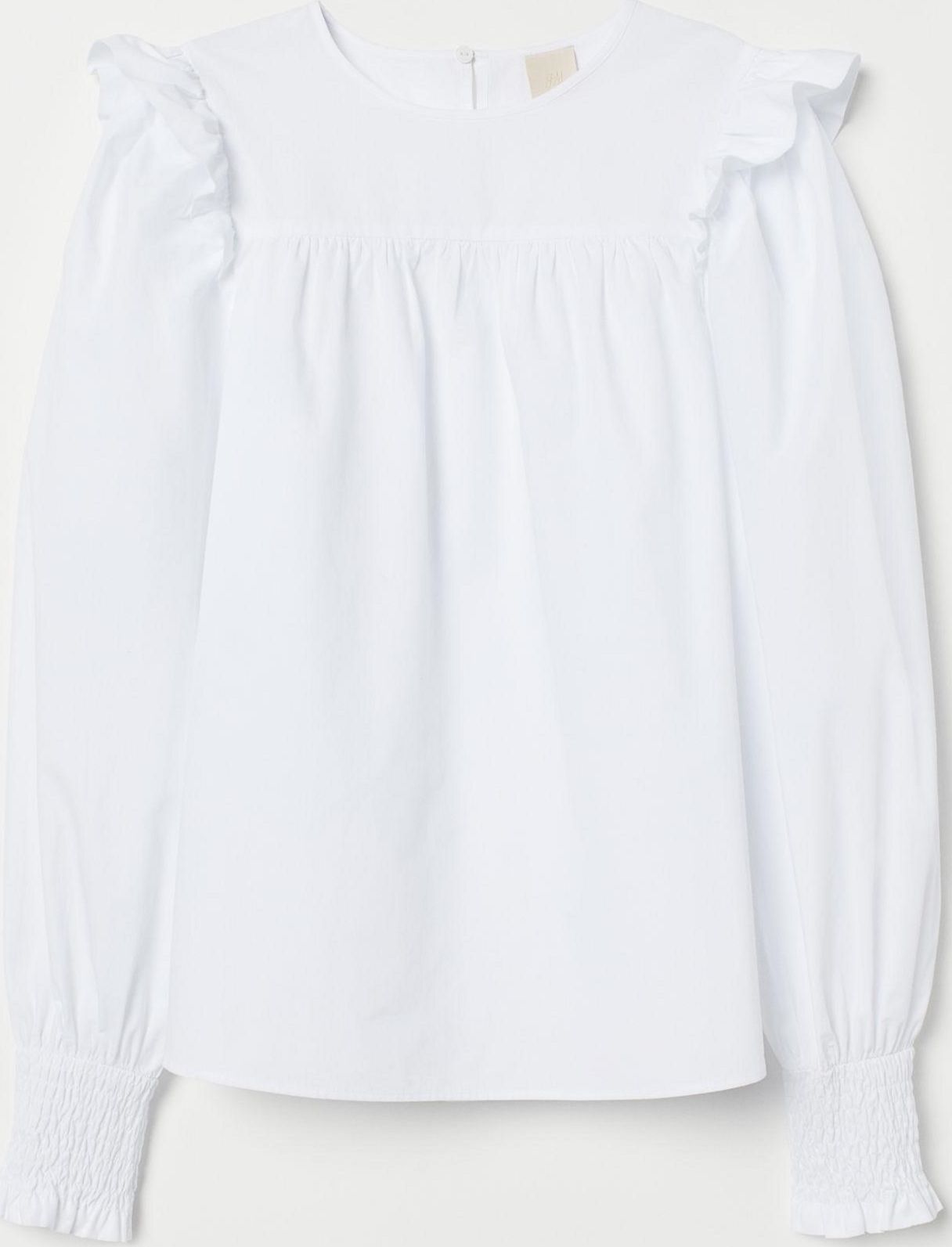 

Блузка H&M 7707809-ACTS L Белая