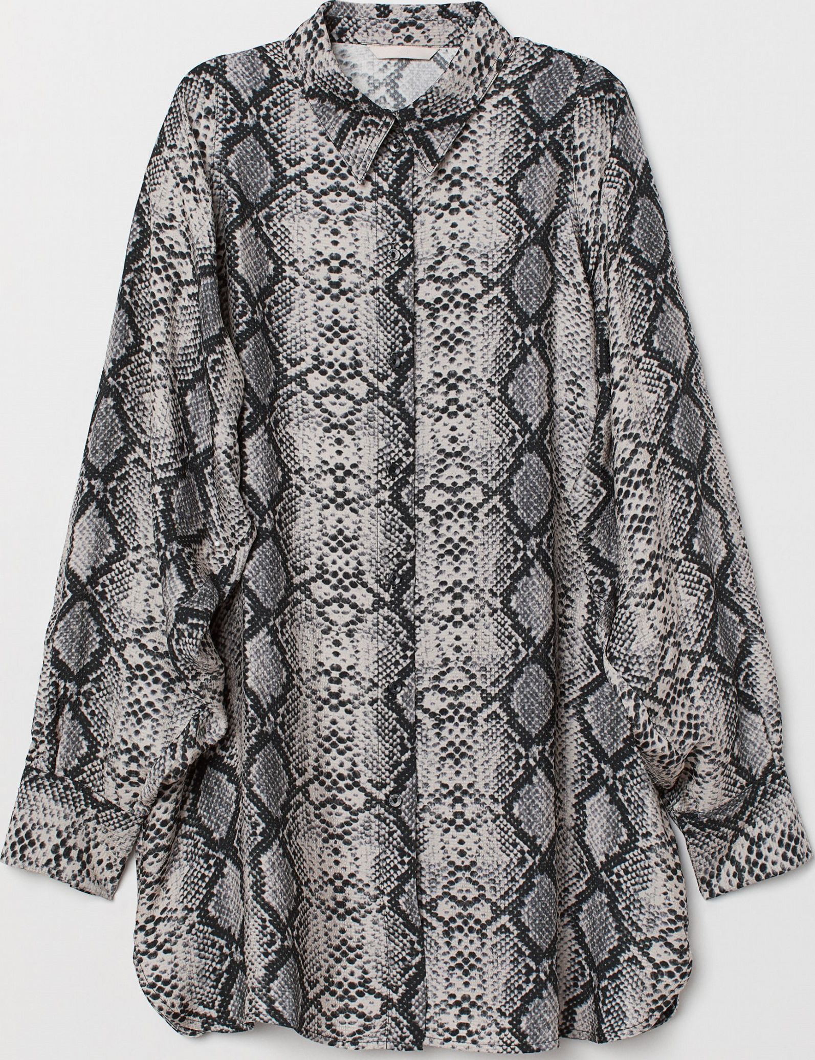

Рубашка H&M 7095168-AAUE 32 Бежевая с черным