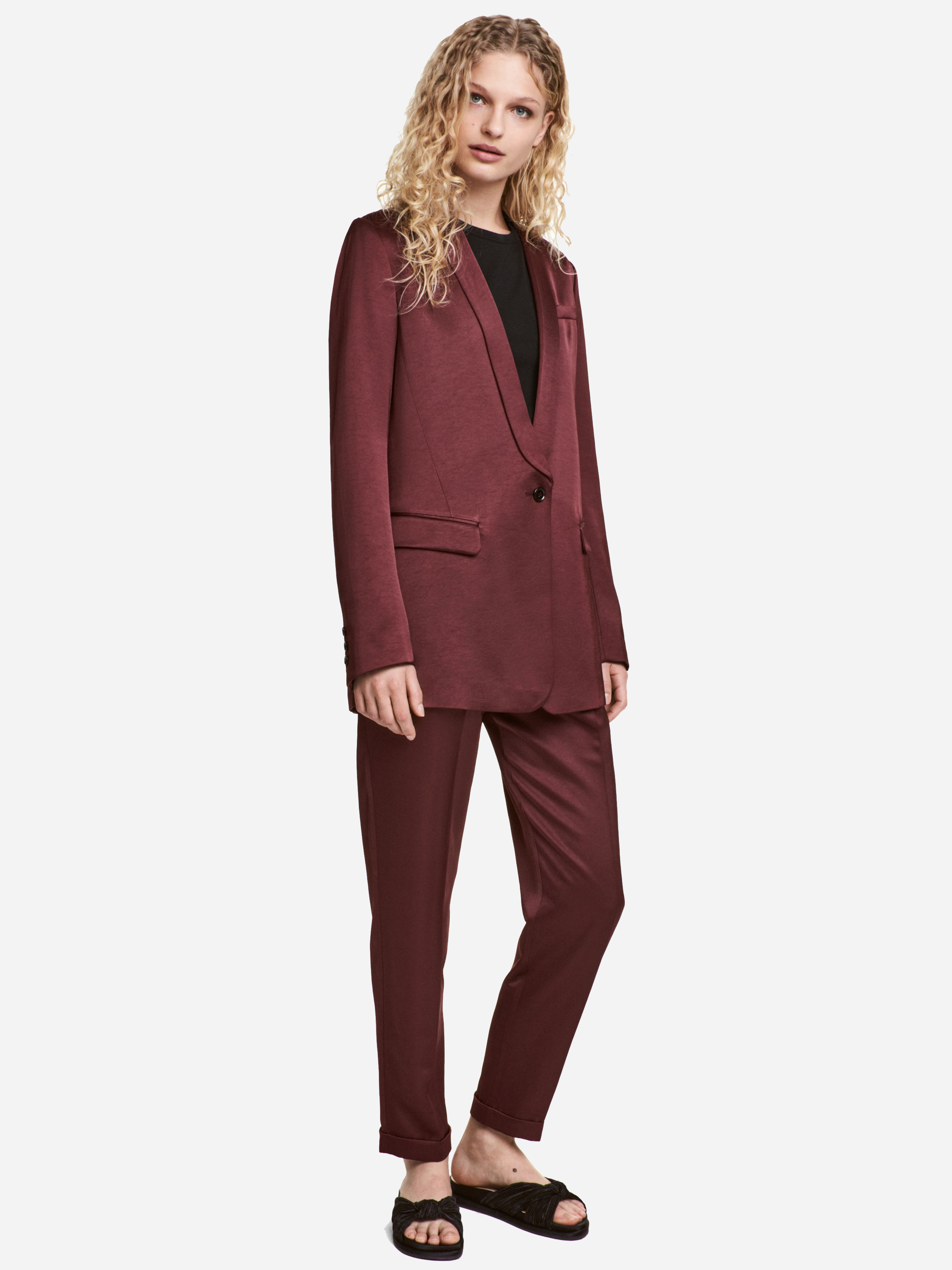

Пиджак H&M 4412975-ACUK 32 Бордовый