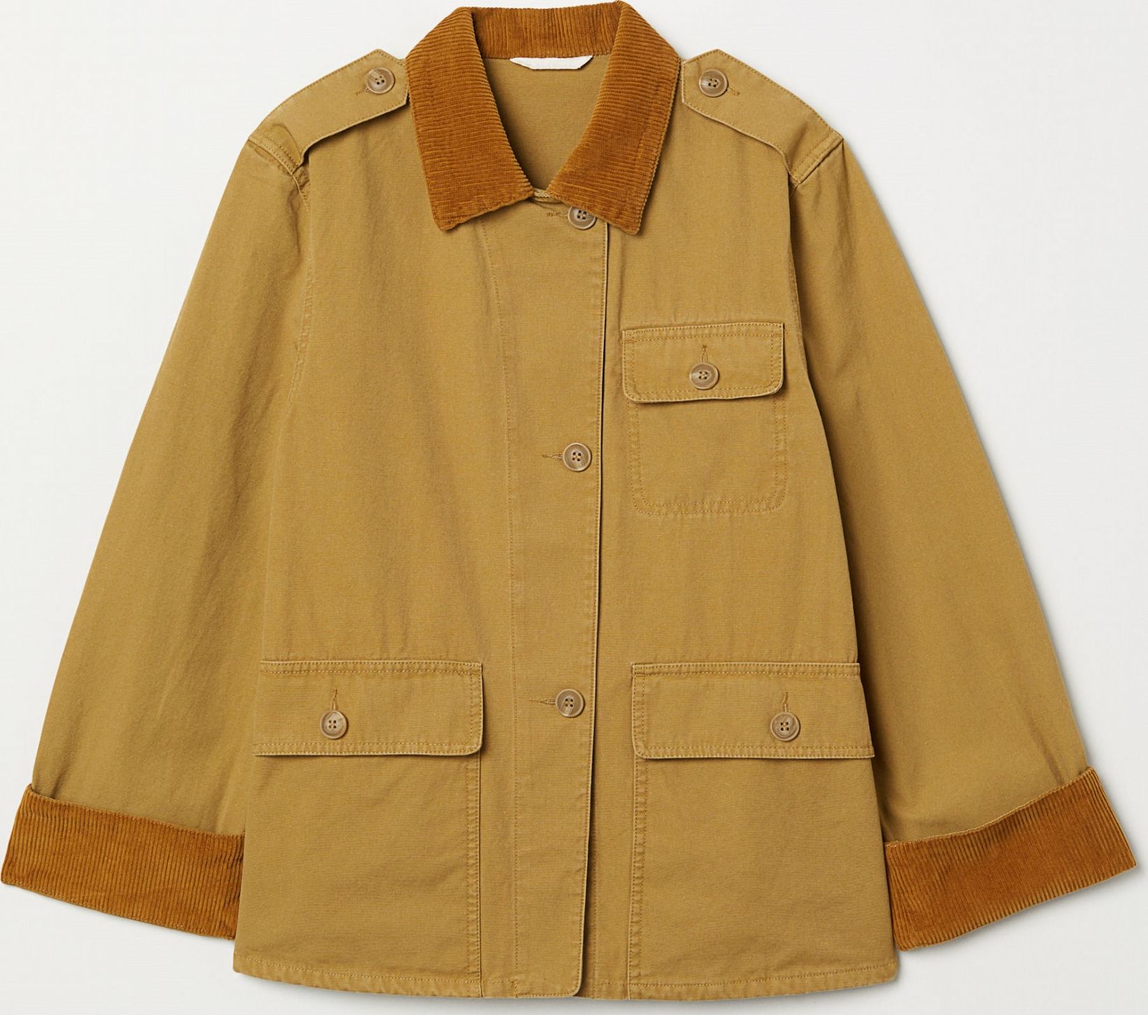 

Джинсовая куртка H&M 6734838-ACWQ 36 Светло-коричневая