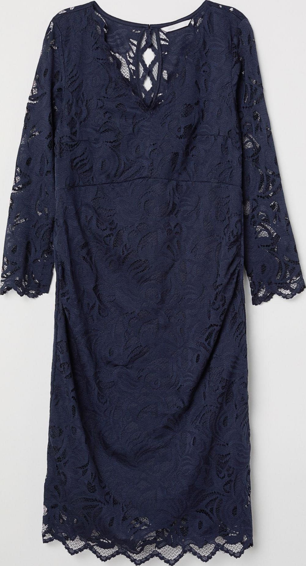 

Платье H&M 6370737-AAQJ L Темно-синее