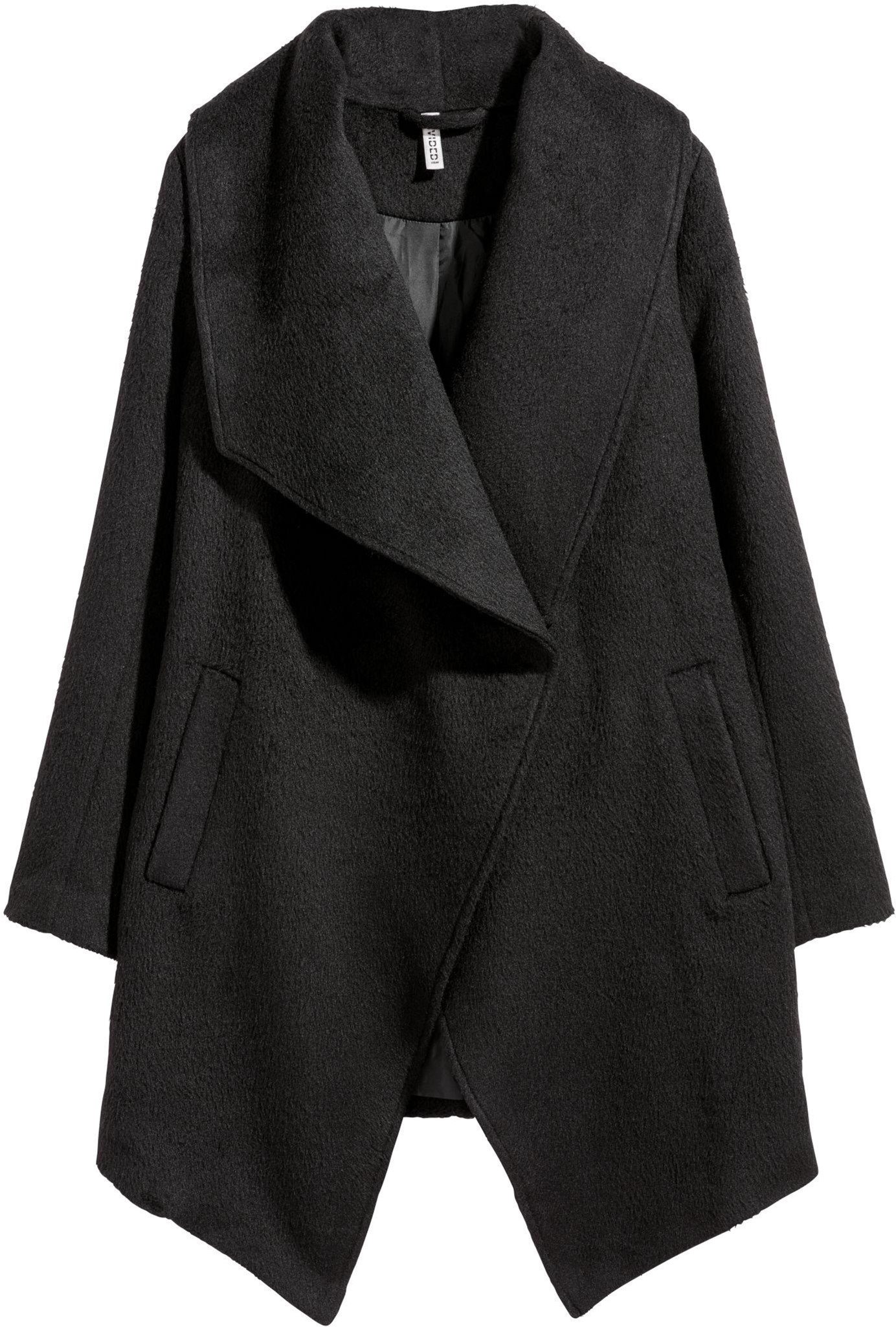 

Полупальто H&M 3009088-AAAD 40 Черное