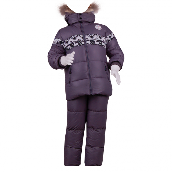 

Утепленный костюм для мальчика с орнаментом 3 года (98 см) O 70062-grey серый цвет