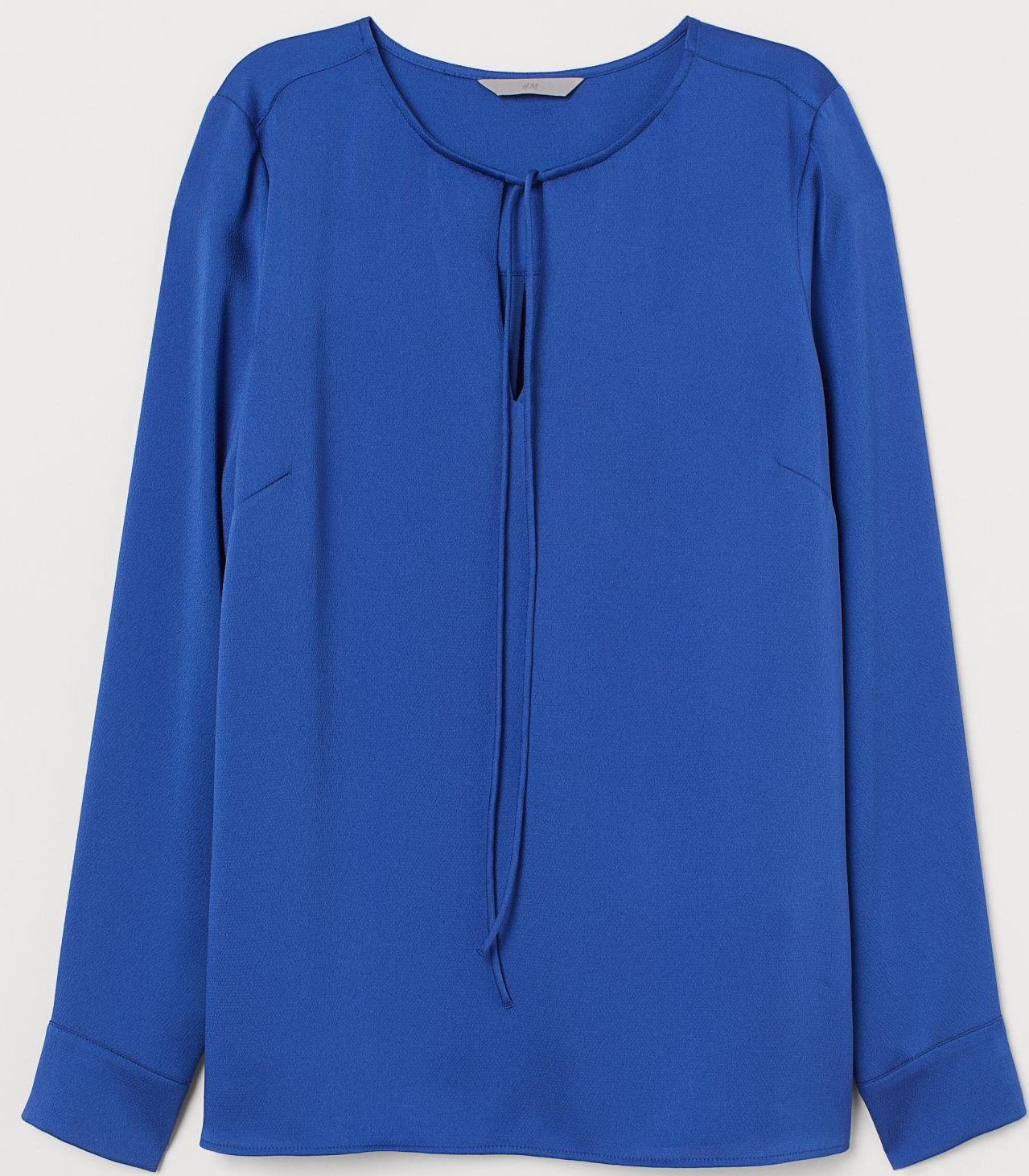 

Блузка H&M 8418071-AAQJ 40 Темно-синяя