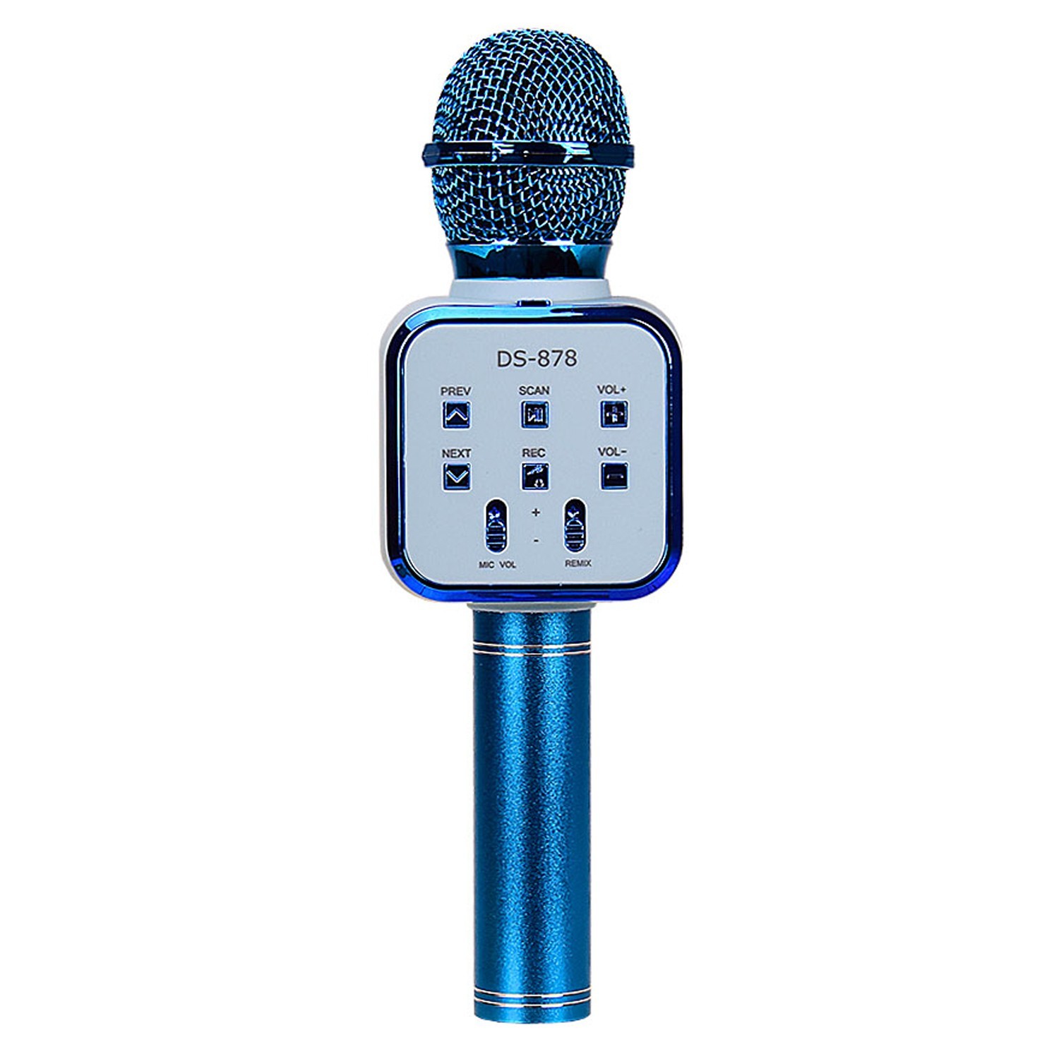 

Микрофон караоке Детский микрофон Speaker Blue DS-878