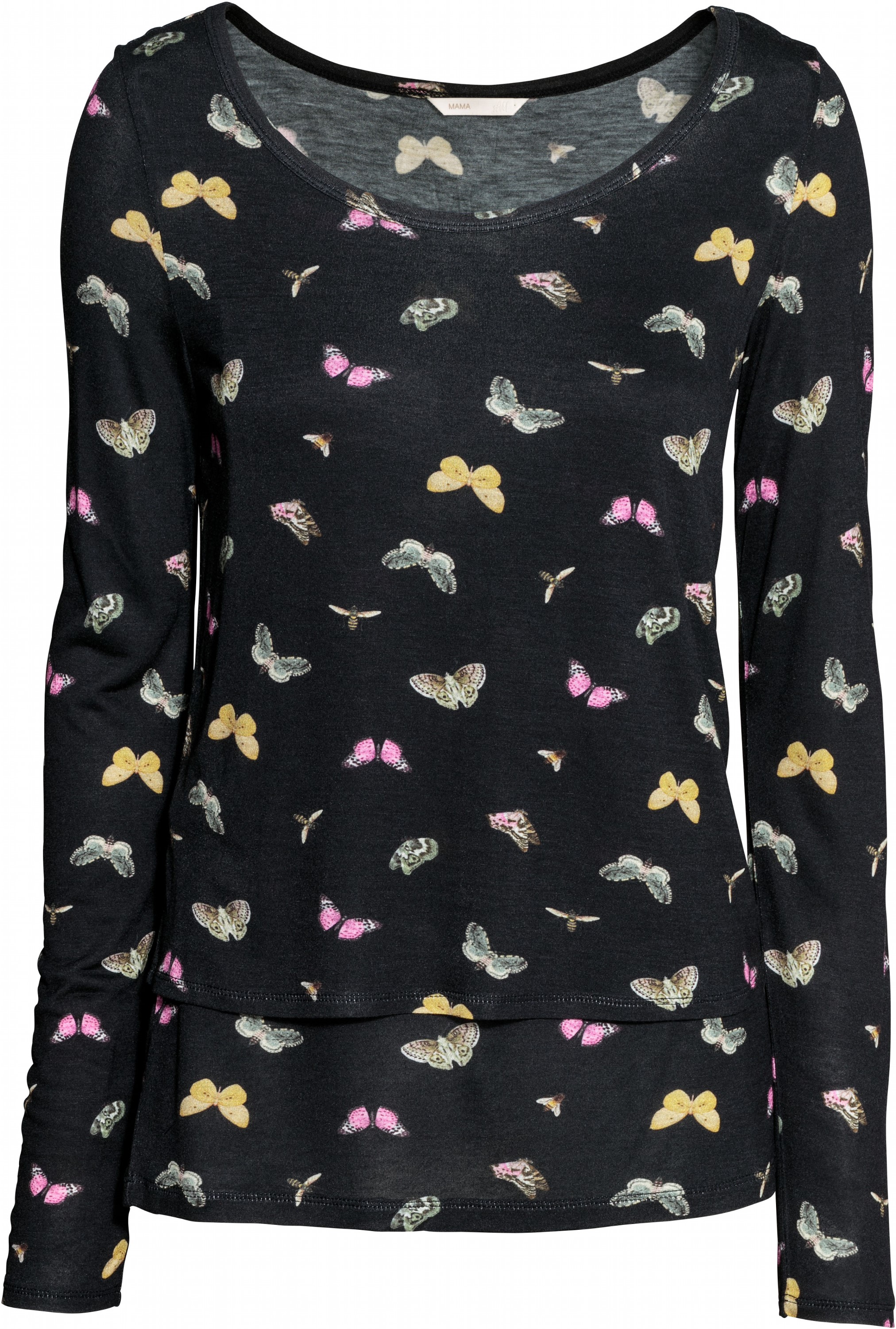

Лонгслив H&M 5710526-AAUU L Черный