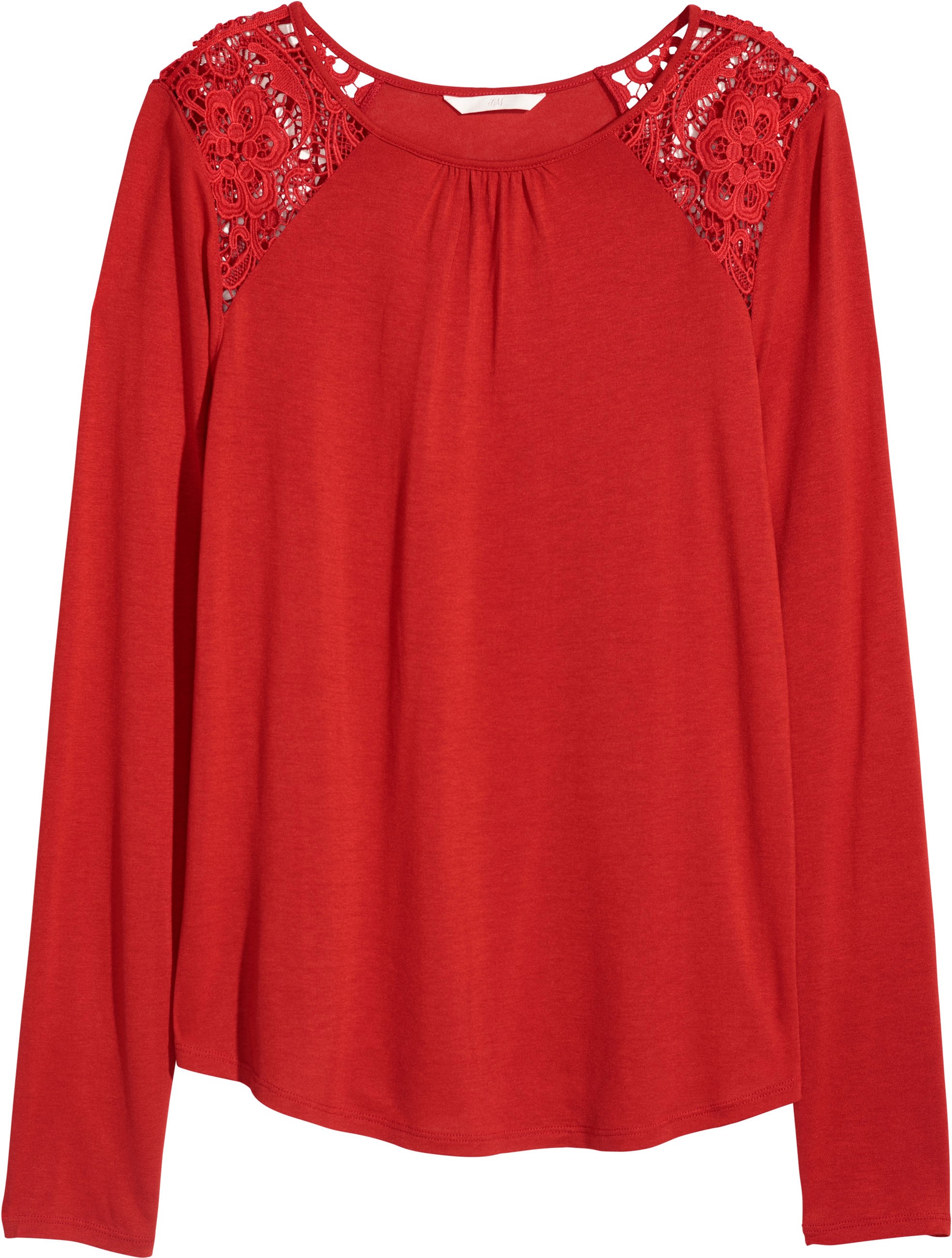 

Лонгслив H&M 6140996-ACVF L Красный