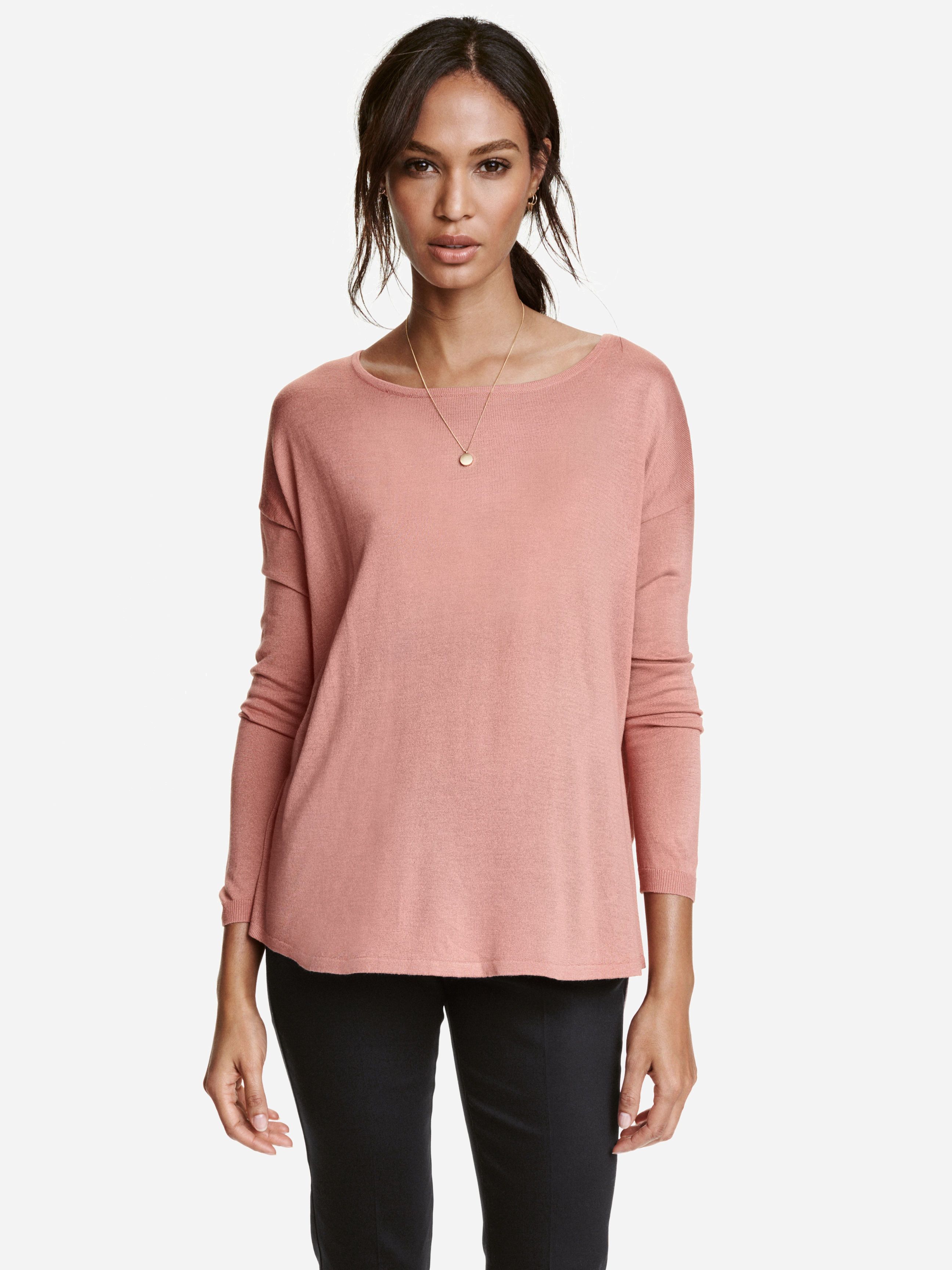 

Джемпер H&M 3635054-ACUH M Бледно-розовый