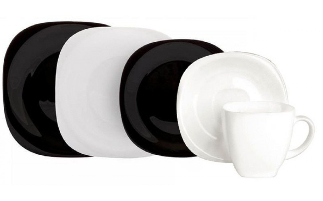 

Столовый сервиз Carine BlackWhite 30 пр Luminarc N1500