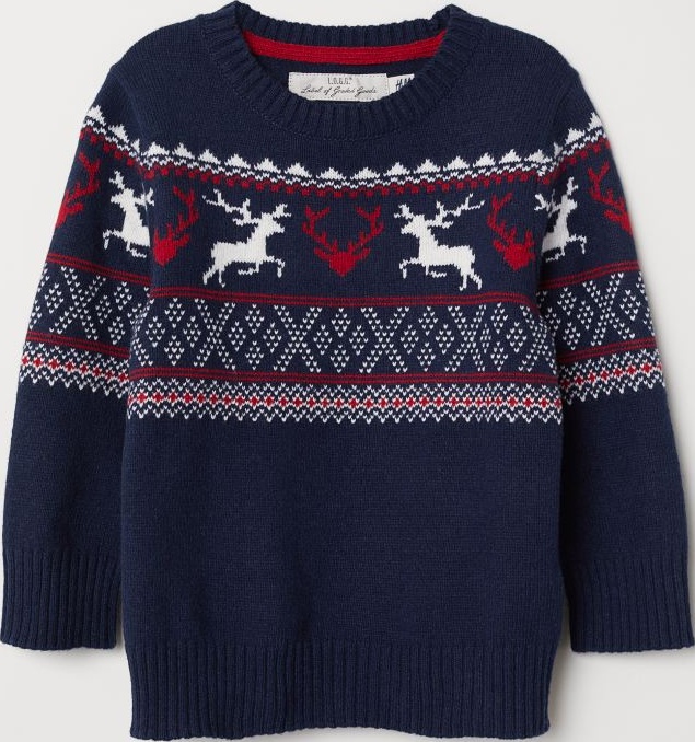 

Джемпер H&M 00638874 98-104 см Темно-синий