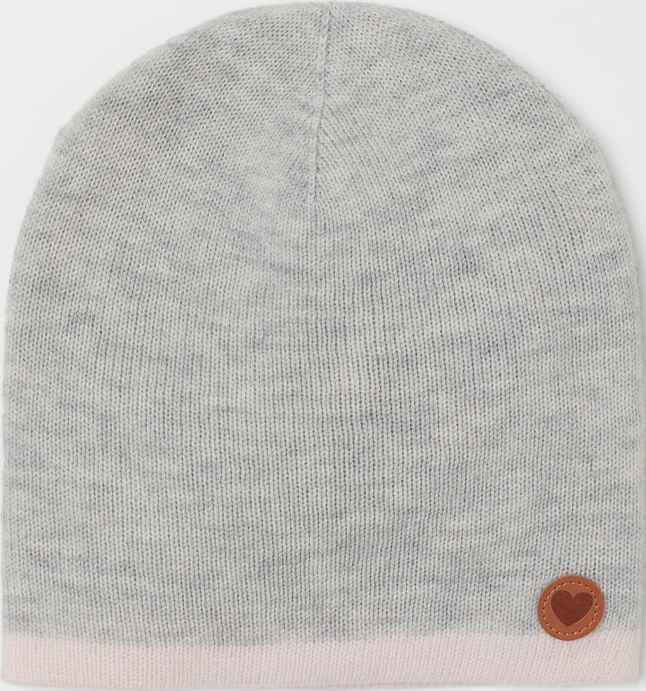 

Шапка H&M 0757678 49-51 Светло-серая