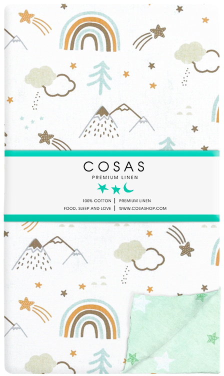 

Пододеяльник Cosas Mountain Rainbow Stars 200х220