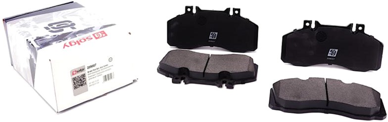 

Колодки гальмівні (передні) Solgy MB 609-814/Vario