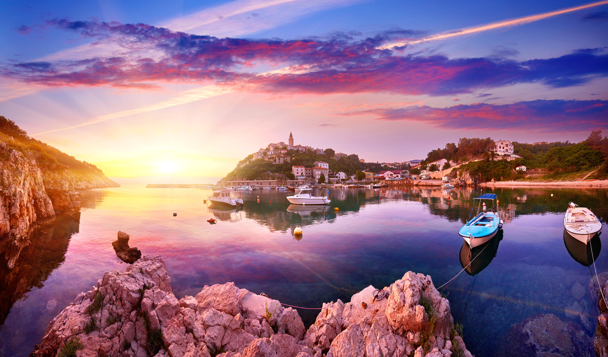 

Фотообои Море 'Гавань на рассвете' (4656) , Мелкий песок