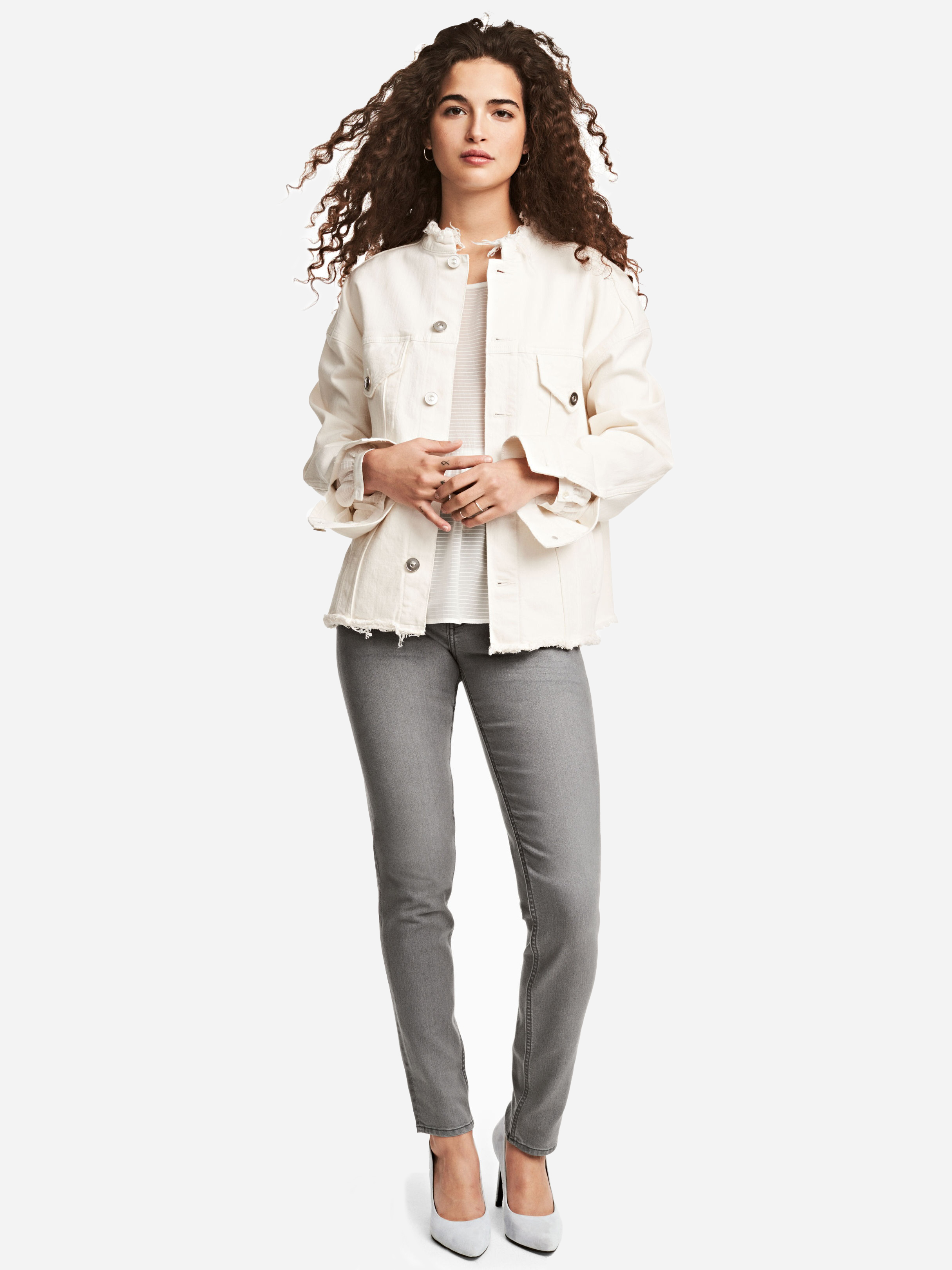 

Джинсы H&M 4344295-ABKU 36 Серые