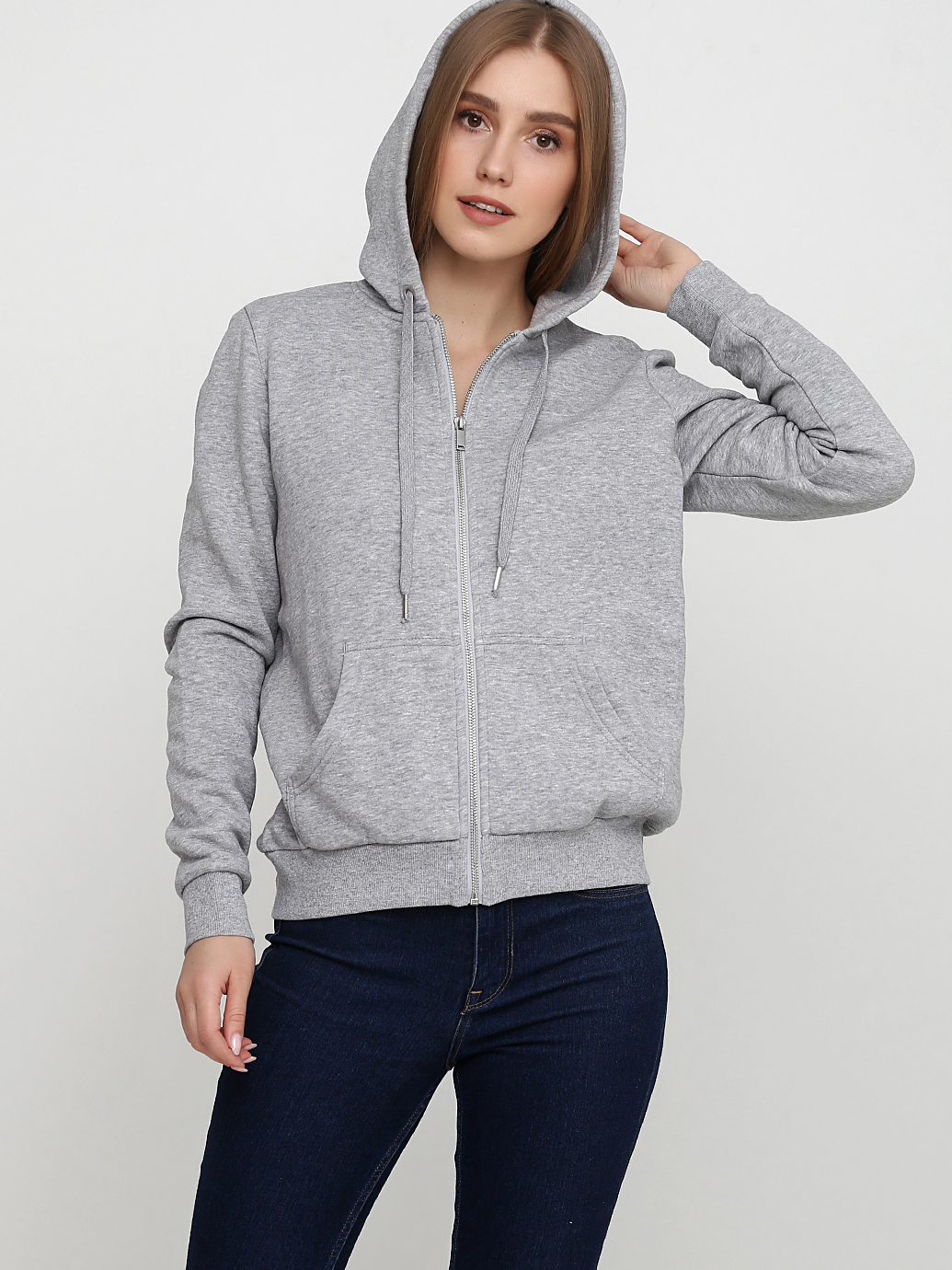 

Толстовка H&M 0237347_серый_02 XS Серая