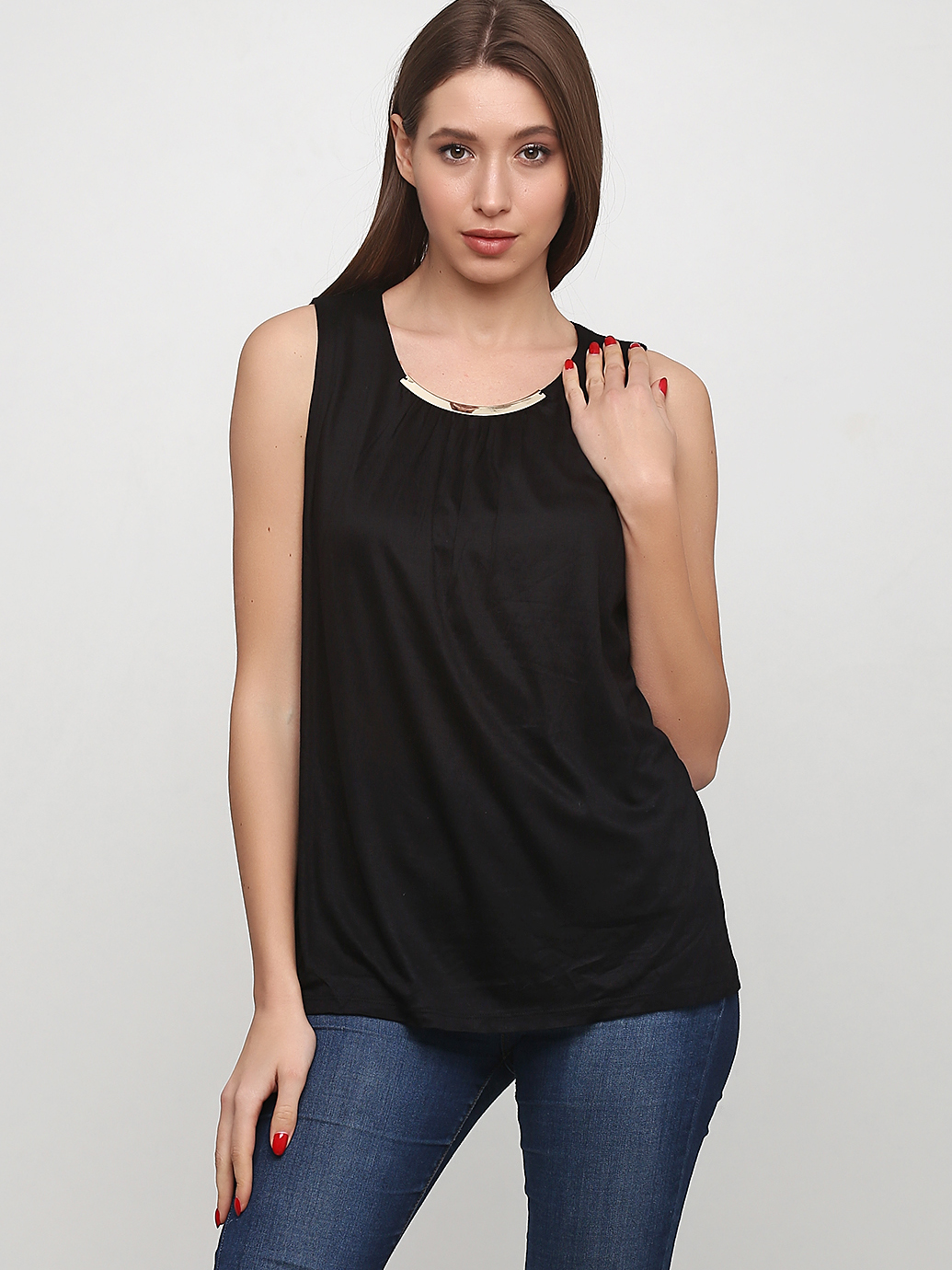 

Блузка H&M 0281253_черный_02 S Черная (KZ2000000699936_LD2000000699936)