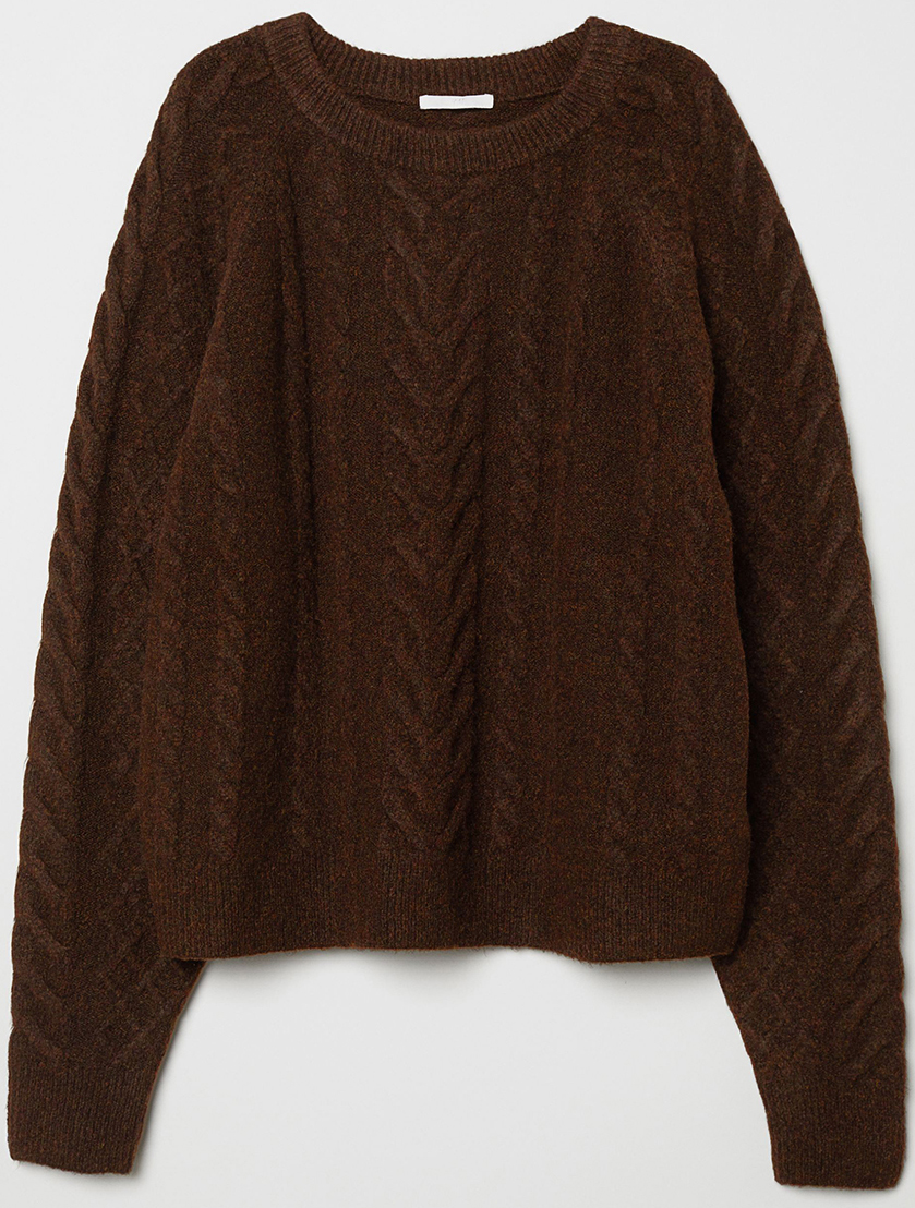 

Джемпер H&M 665212 S Коричневый (KZ2000000869704_LD2000000869704)