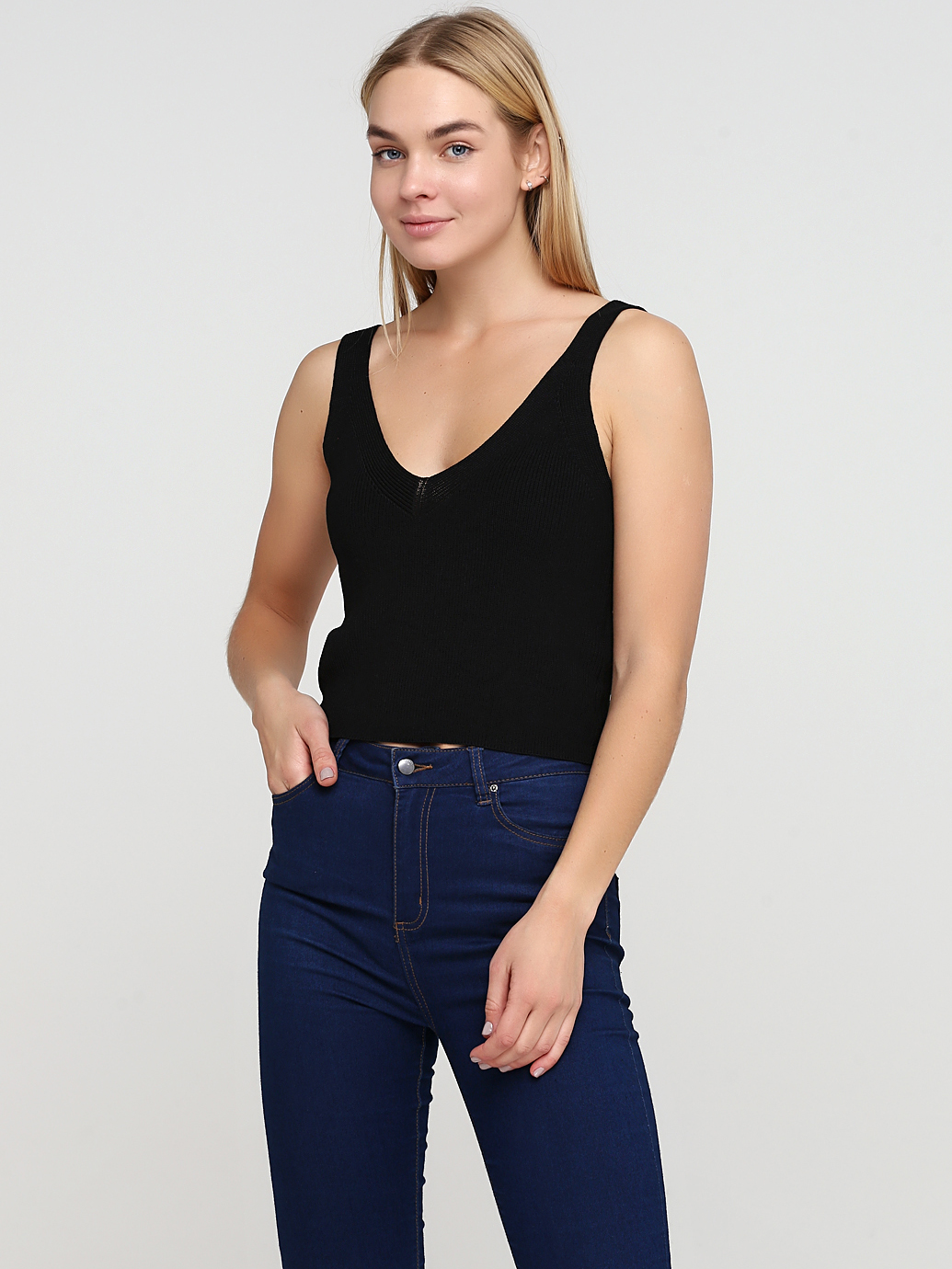 

Топ H&M 381495 38 Черный