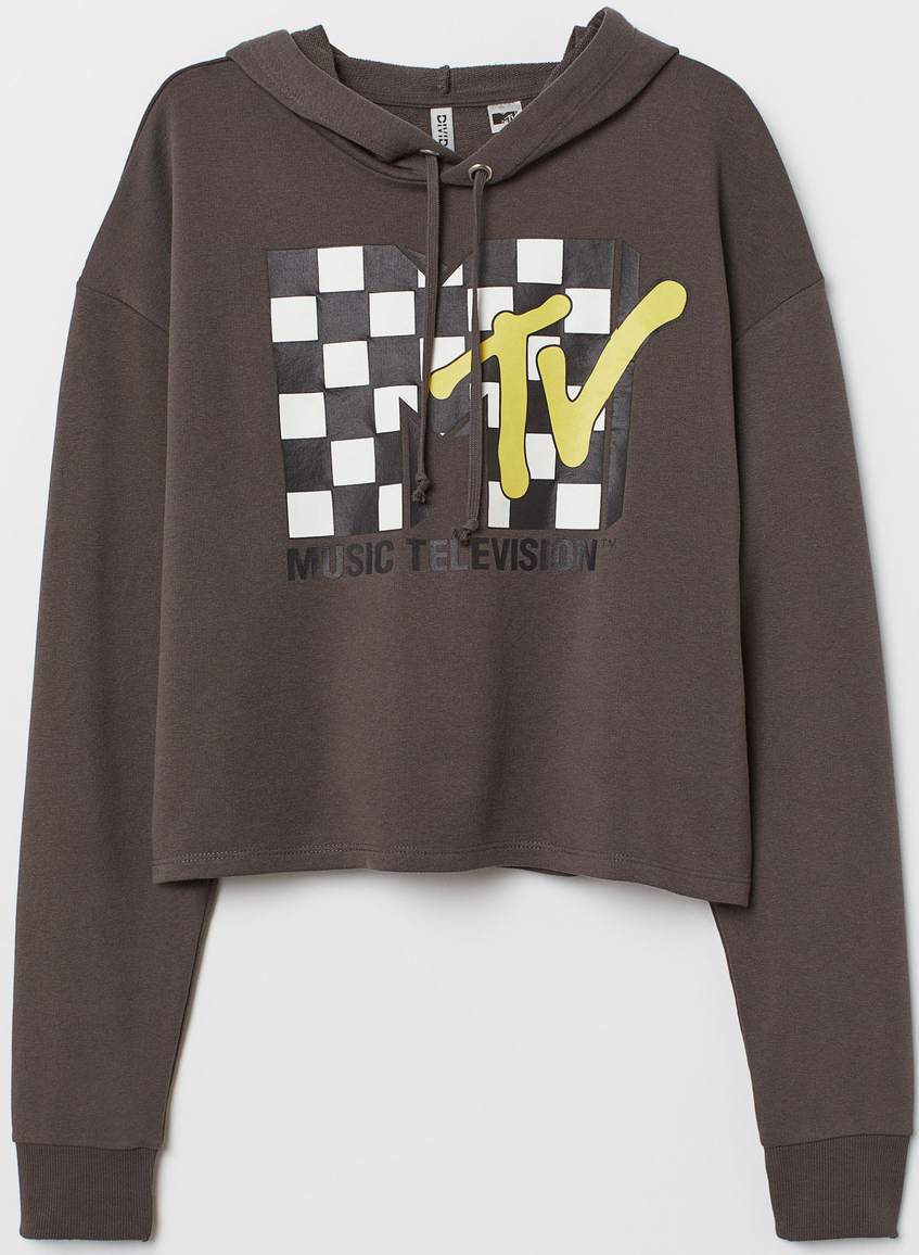 

Худи H&M 0717377_МТ S Темно-серое