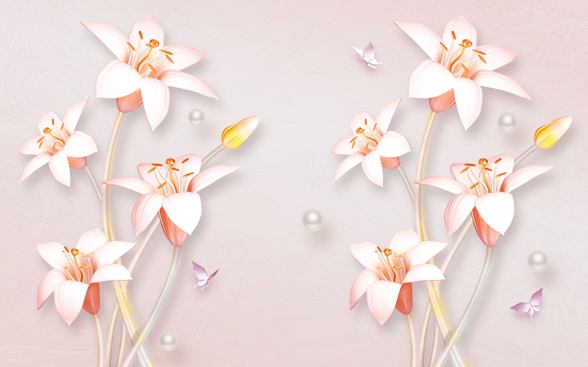 

Фотообои Цветы ' 3D Цветы' (4429) , Деко