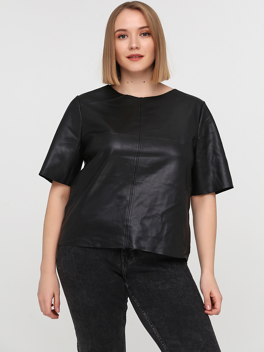 

Блузка H&M 0582020_кож 32 Черная