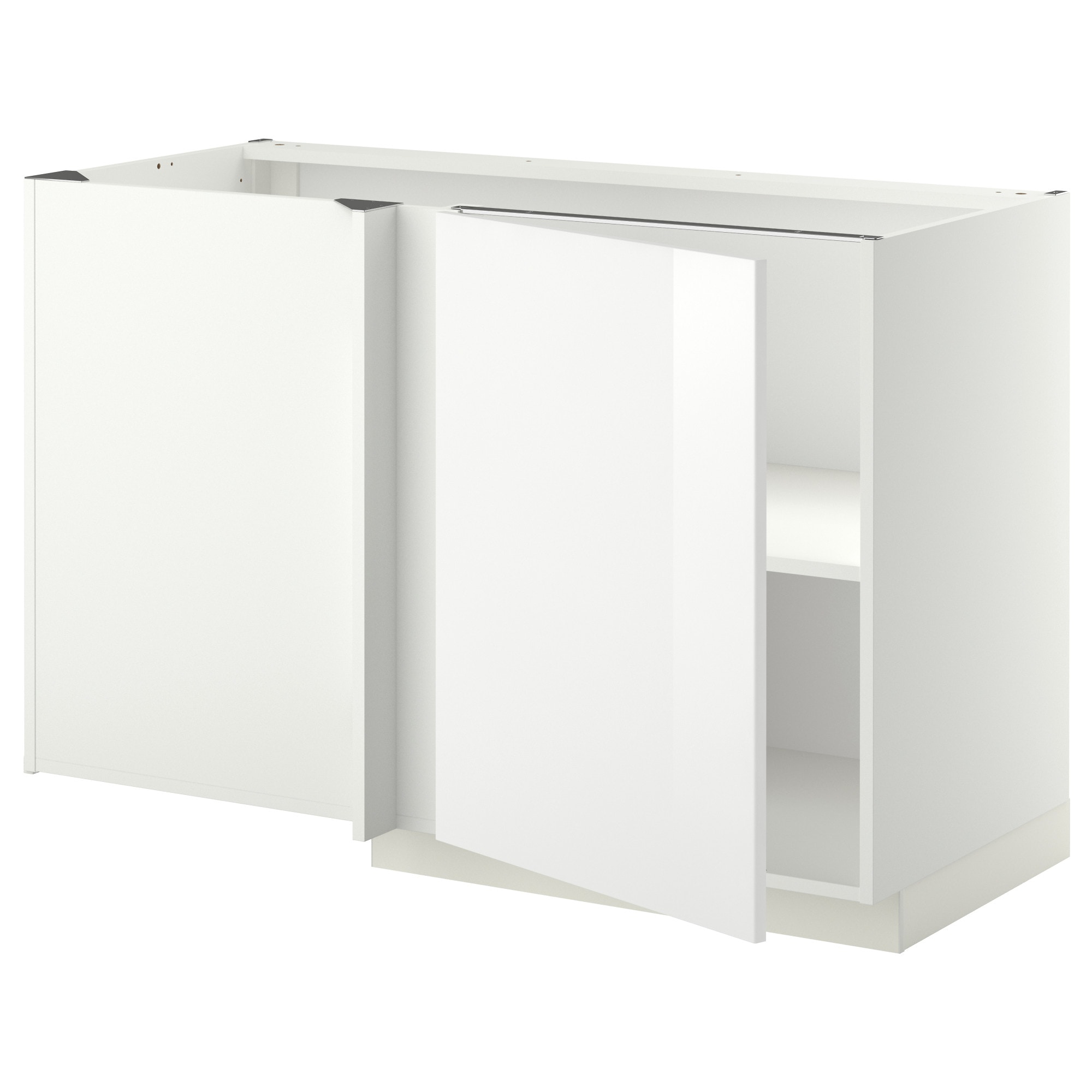 

Угловой напольный шкаф с полкой IKEA МЕТОД белый 793.450.23