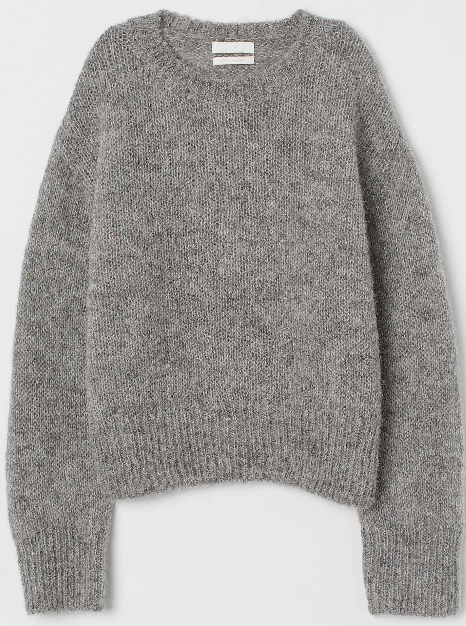 

Джемпер H&M 0777148_сер XS Серый