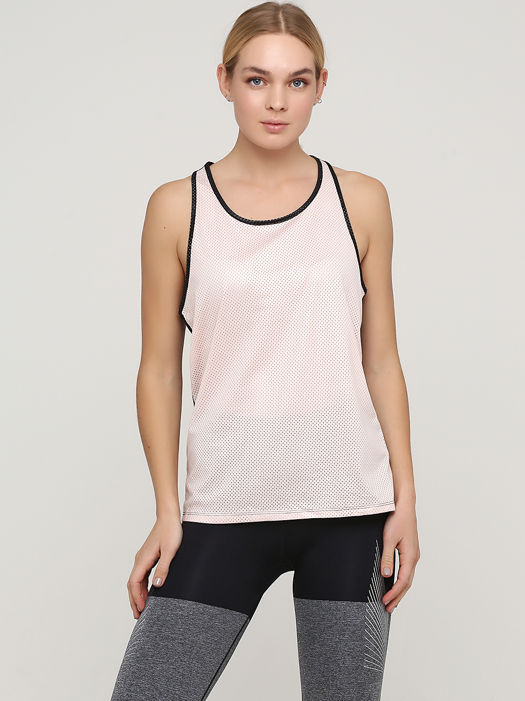 

Майка спортивная H& 0476927_перс.черн  Персиковая, Майка спортивная H&M 0476927_перс.черн M Персиковая