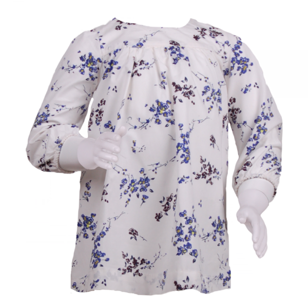 

Белая детская туника с цветочками 2 года (87 см) O 50249-white белый цвет
